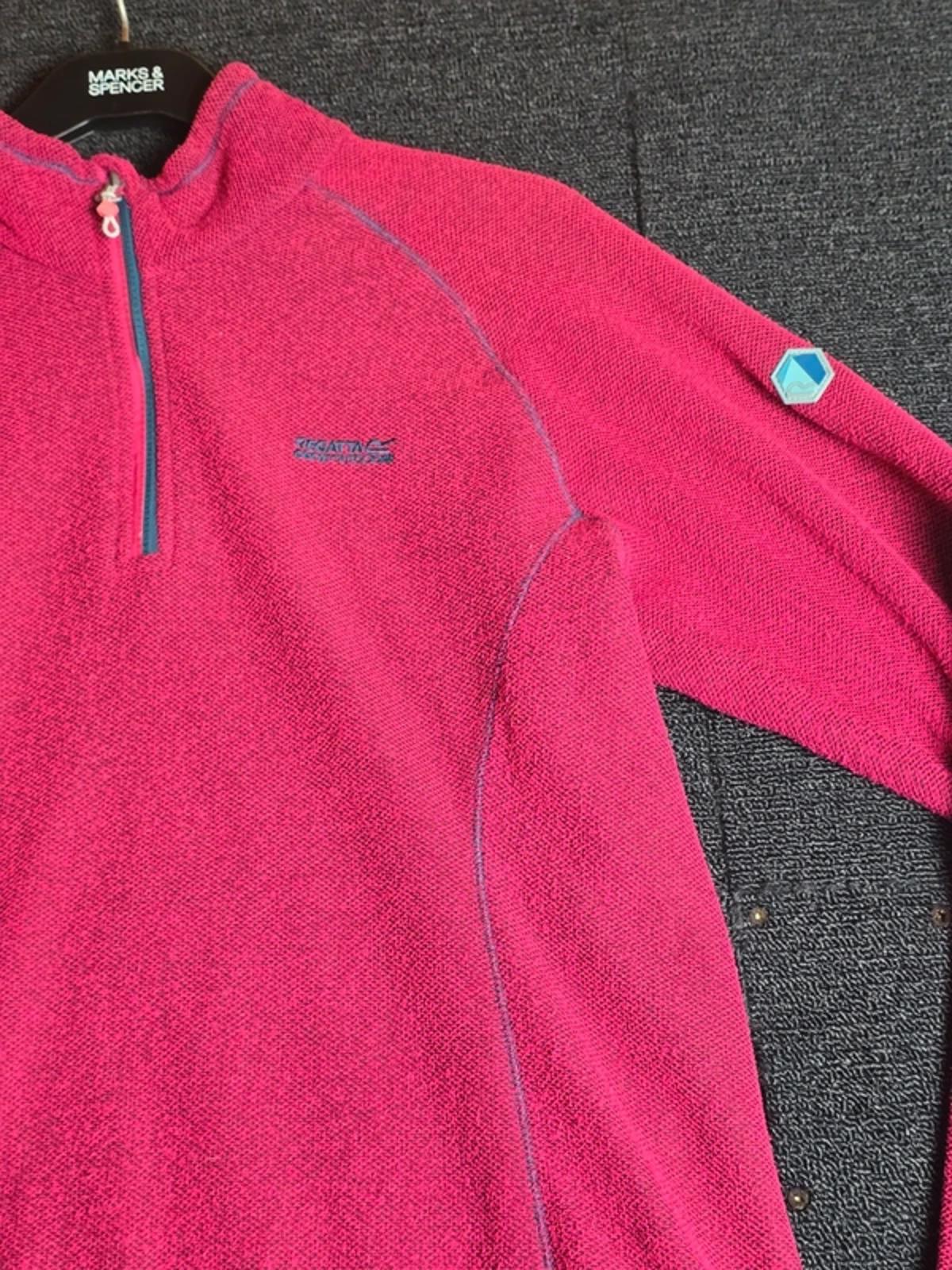 Regatta Jumper Pink Size 12 1/4 Zip Causal