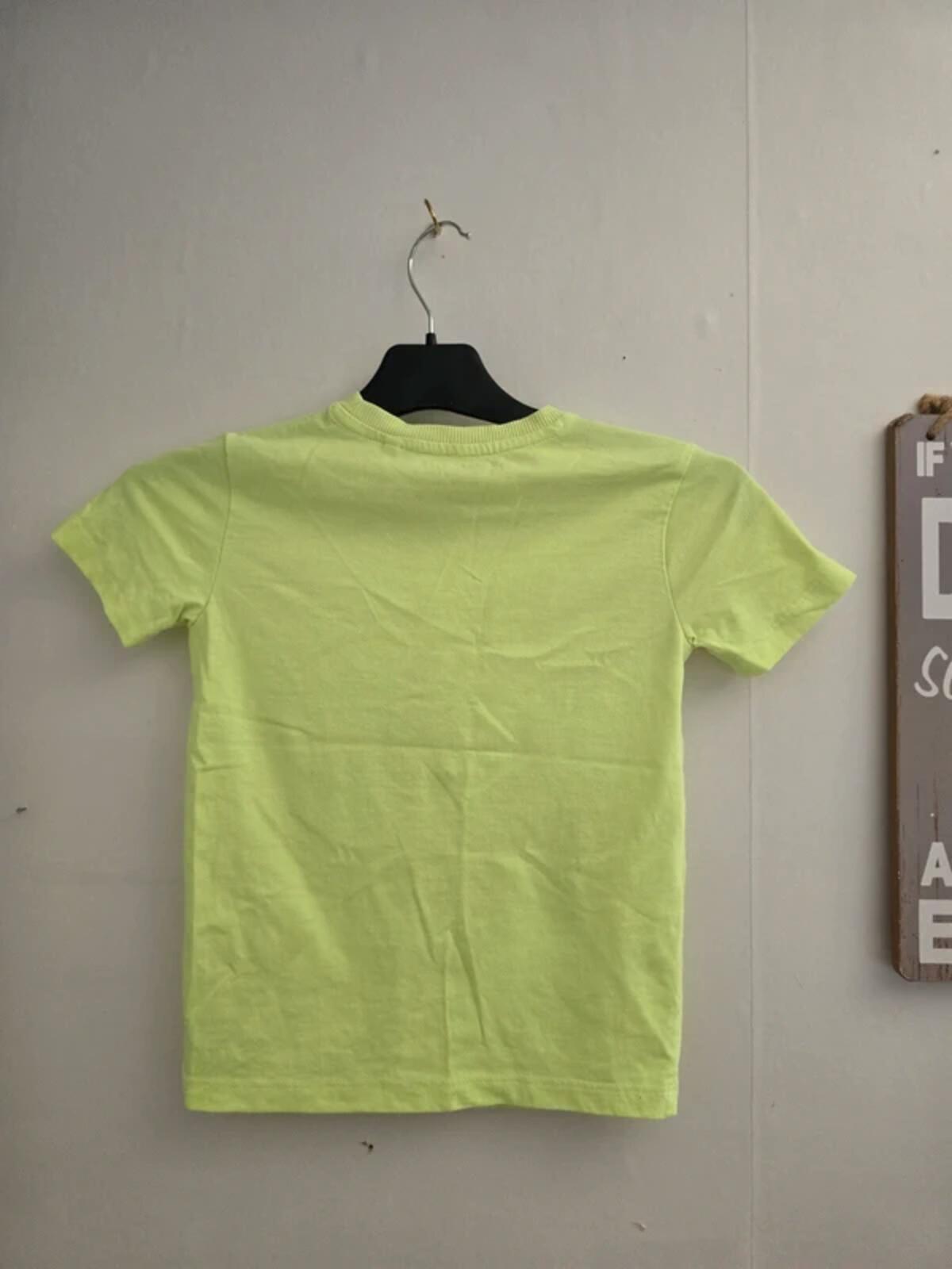Next Boys Bright Lime Green Crew Neck Essential T-Shirt Age 5 Years
