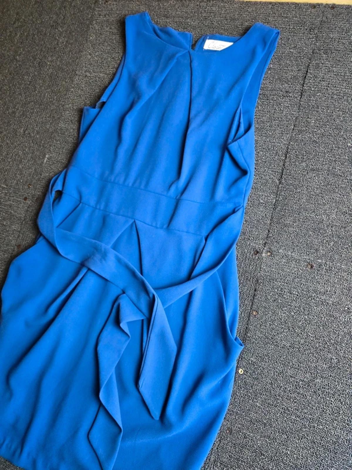 Blue Dress Size 12 Smart Causal Closet London