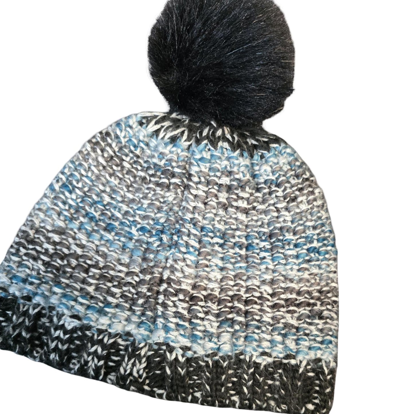 Regatta Green, Grey & Black Knitted Bobble Hat Women's