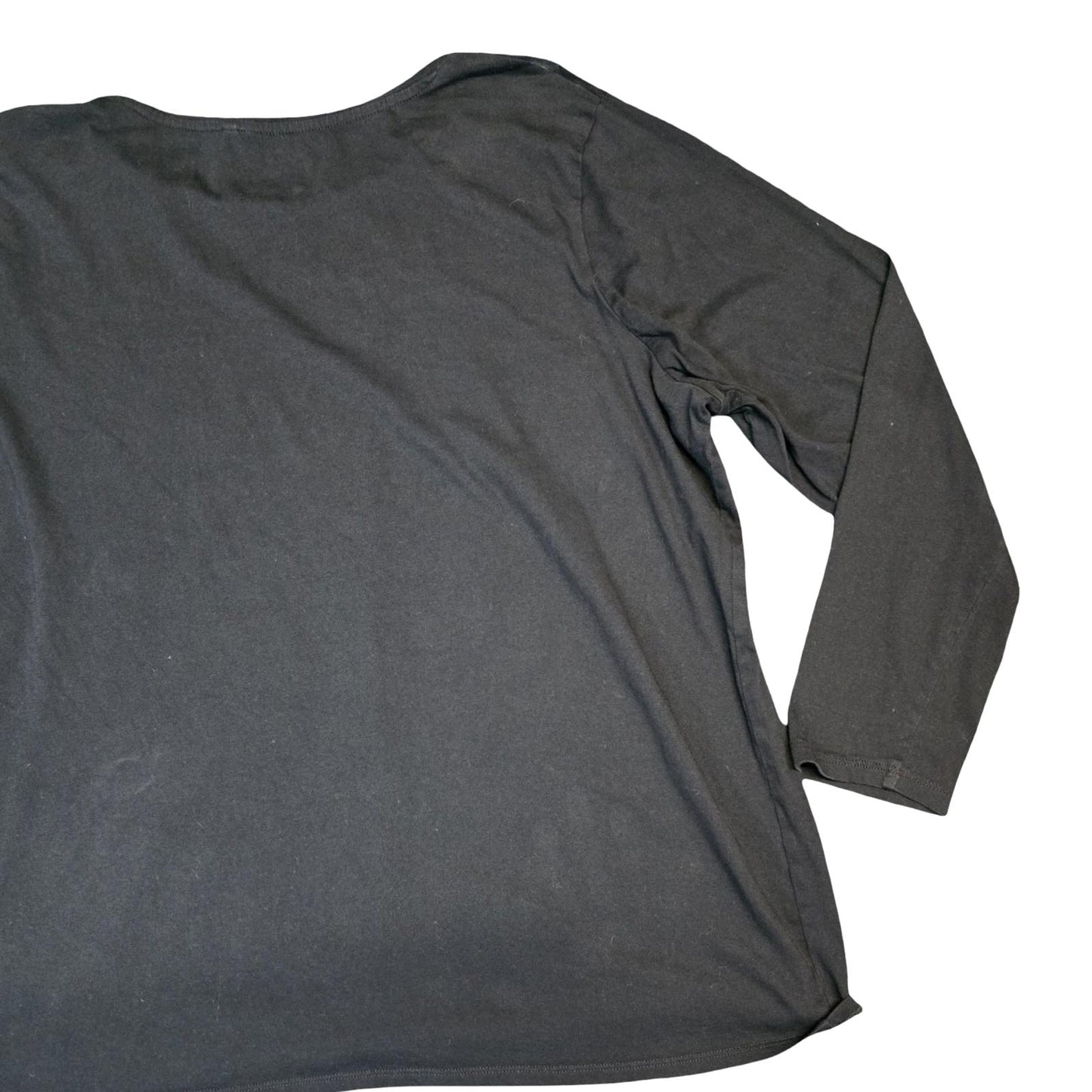 Next Black Long Sleeve Crew T-Shirt Size 24 Basic