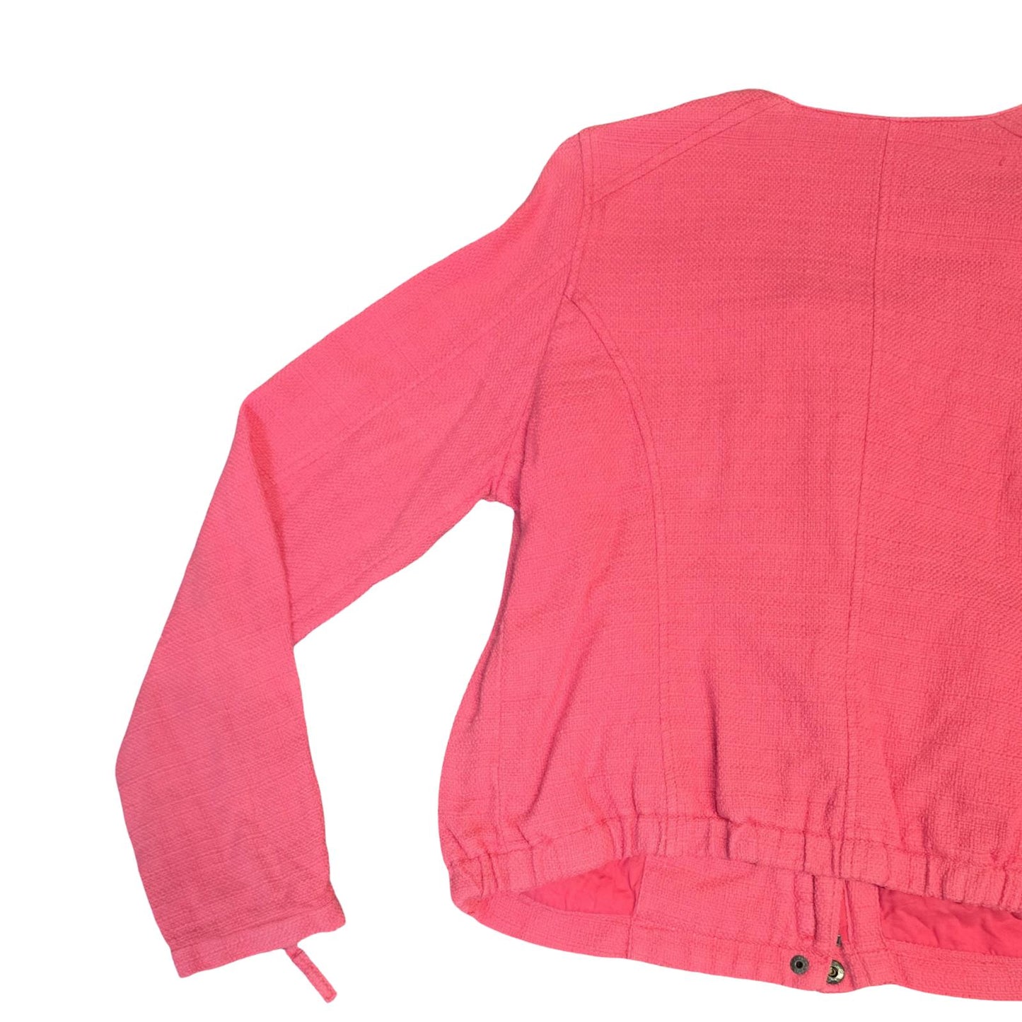 La Redoute Pink Zip-Up Blazer Jacket Size 14 Casual