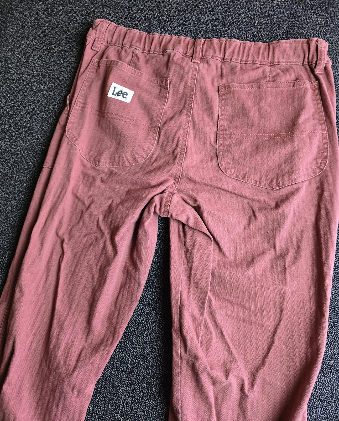 Burgundy Jeans Size 8 High Waisted Slim Causal Lee Heritage