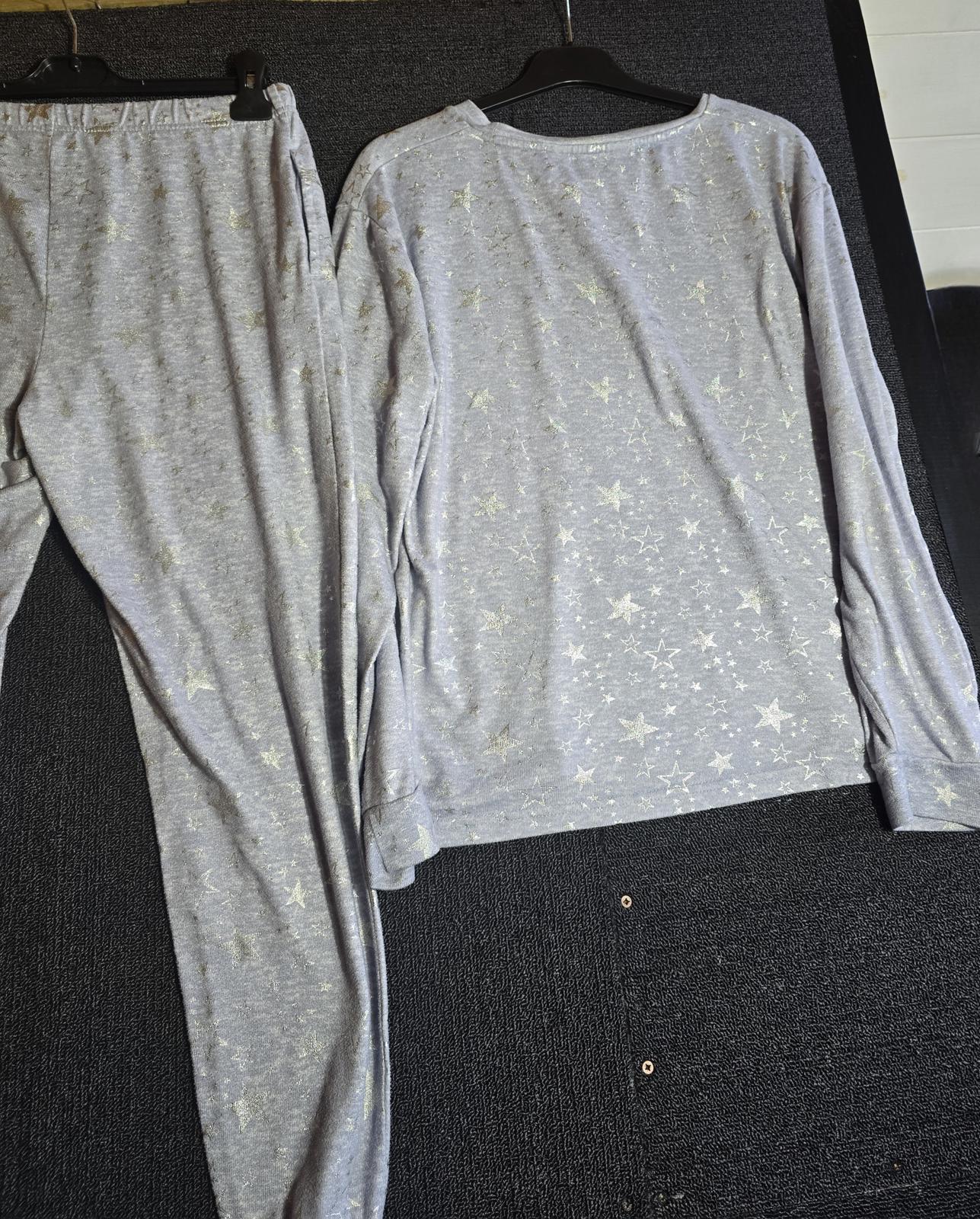 George Pyjama Set Light Blue Size 8–10 Star Print Comfy Loungewear