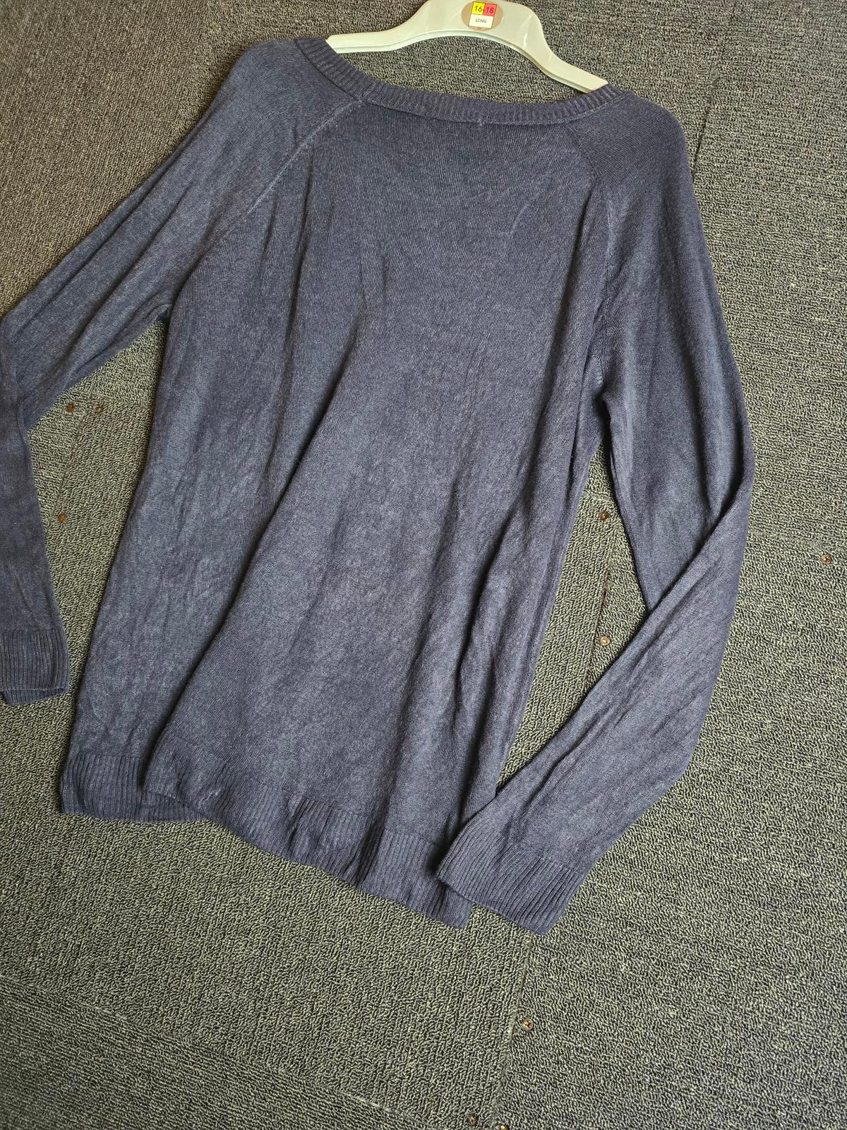 Navy Jumper Size 22 Causal Tu