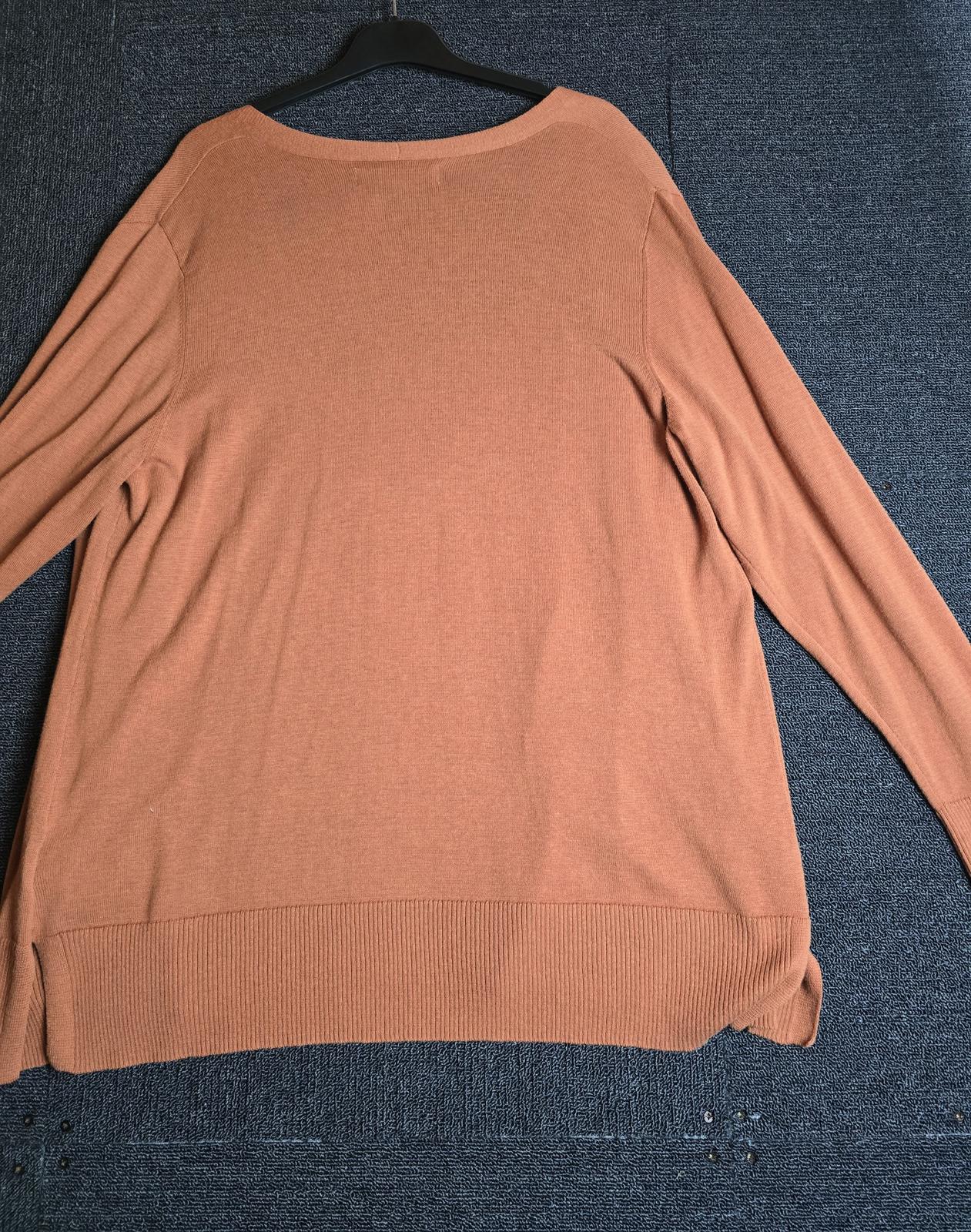 Amazon Essentials Cardigan Light Brown Size 18/20 Longline Layering