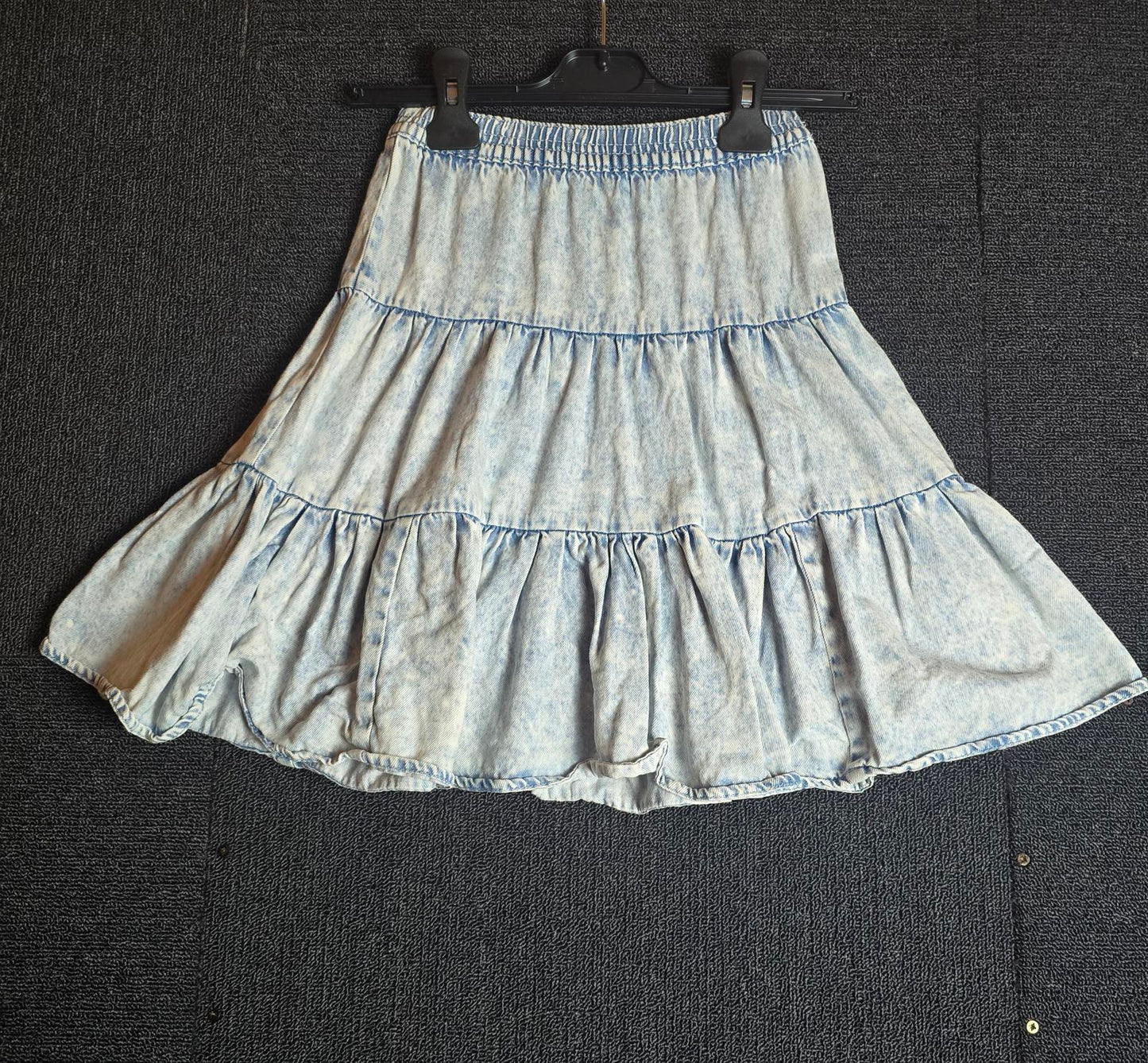 Light Blue Skirt Age 5-6years Denim Flared F&F Girls