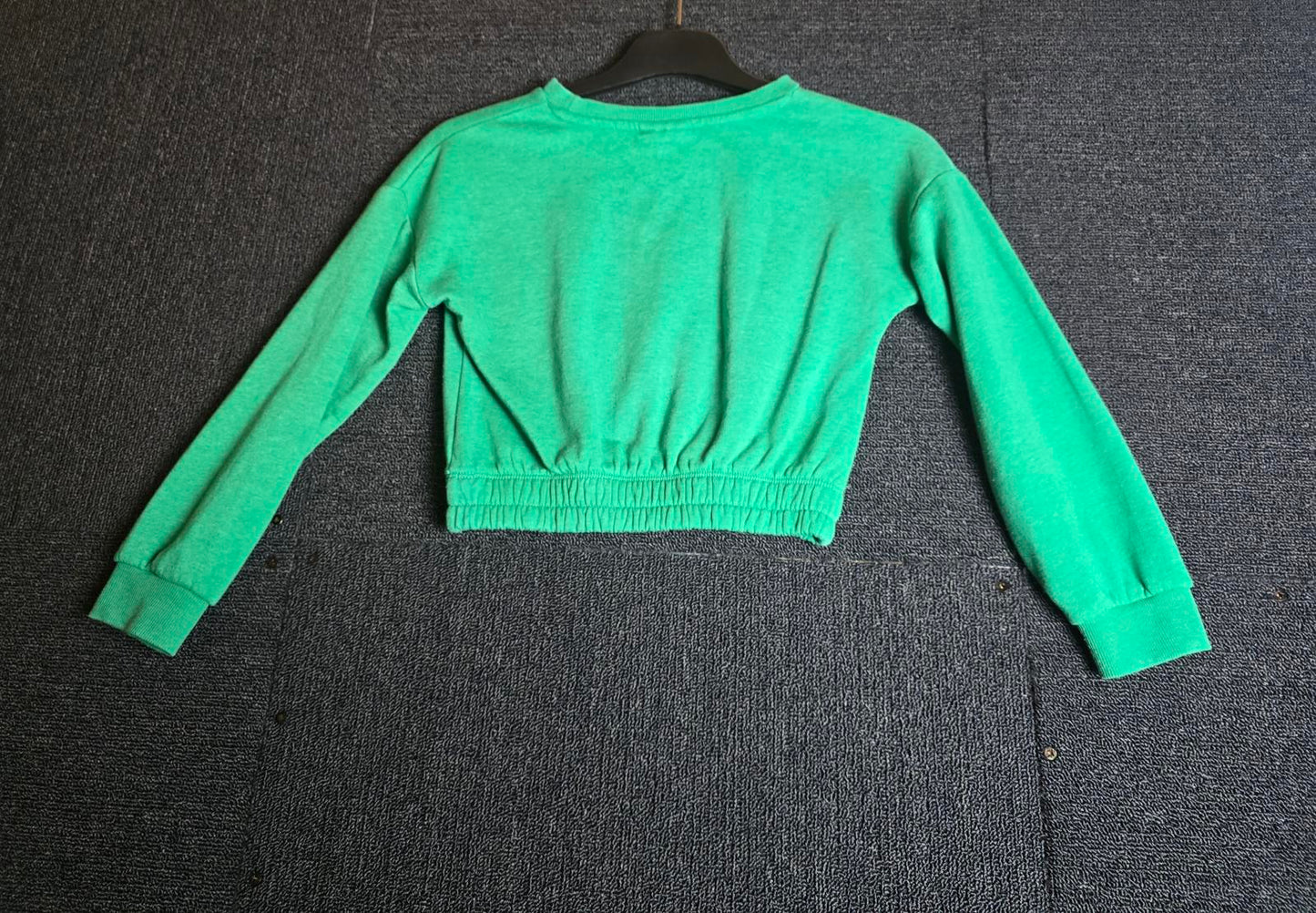 Green Cropped Jumper Age 8years Causal Matalan