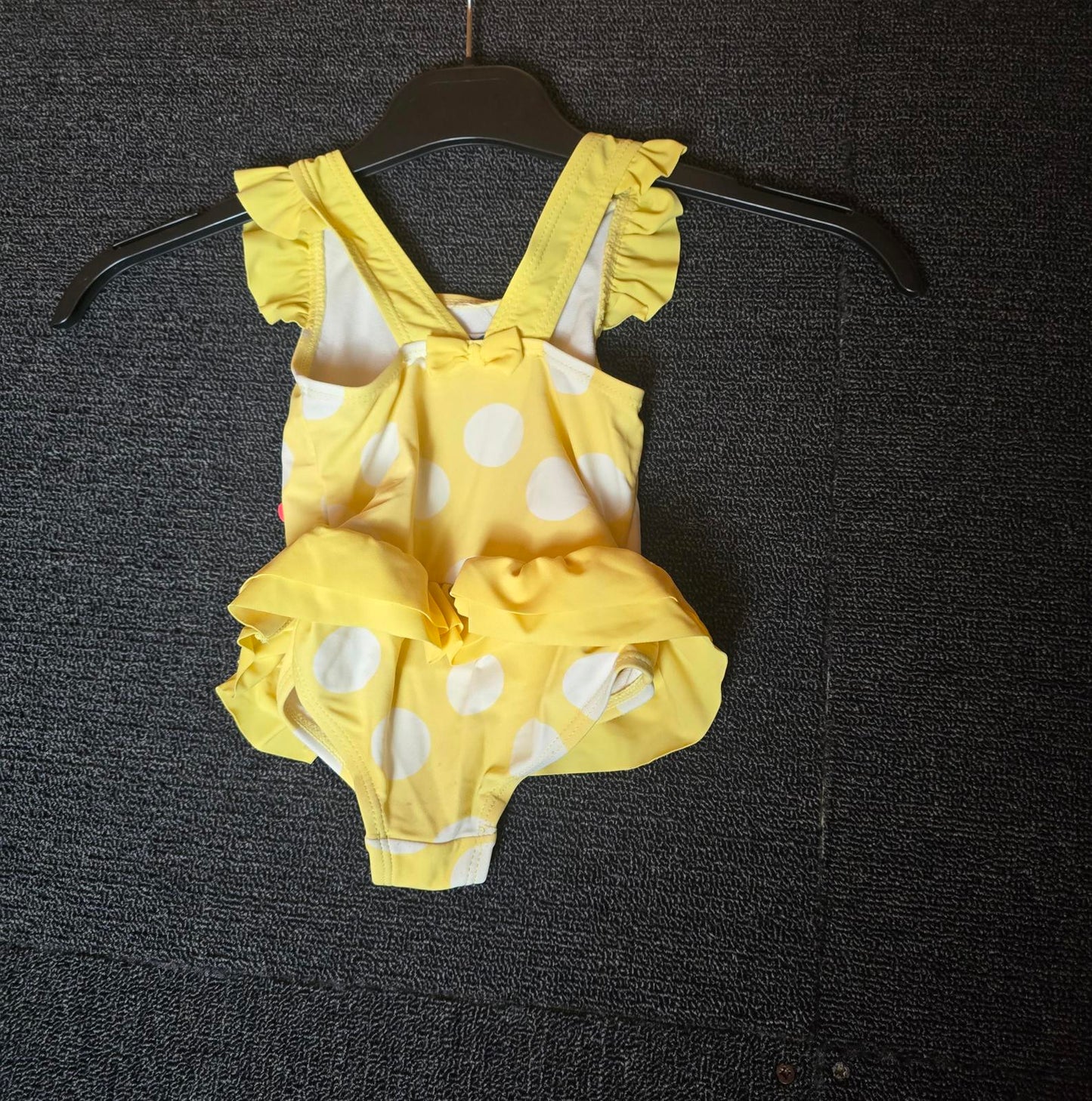 Nutmeg girls Peppa Pig yellow swimming costume age 12-18months