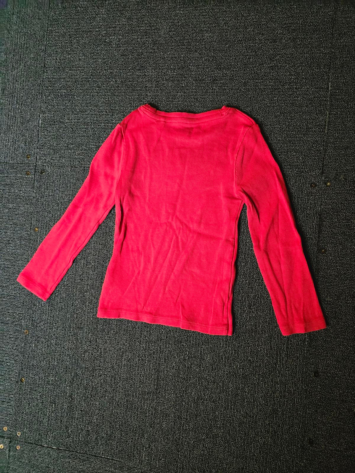Next girls red long sleeved t-shirt age 3years
