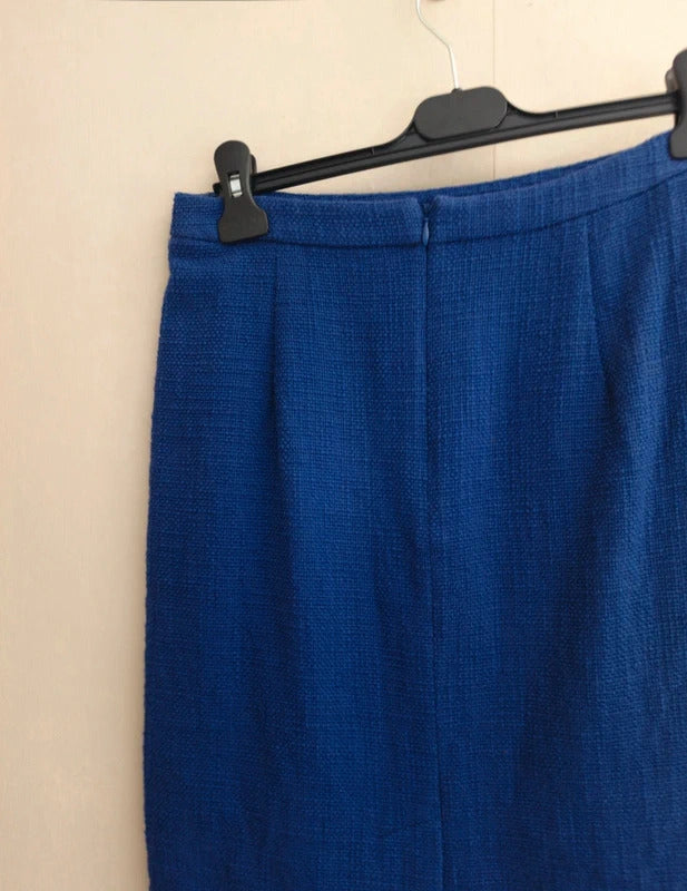 Seasalt Cornwall Bunker Skirt β Blue β UK Size 10 β 100% Cotton