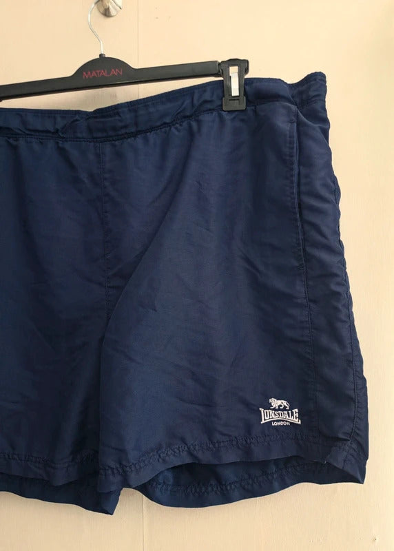 Lonsdale Mens Black Logo Swimming Trunks Size XL