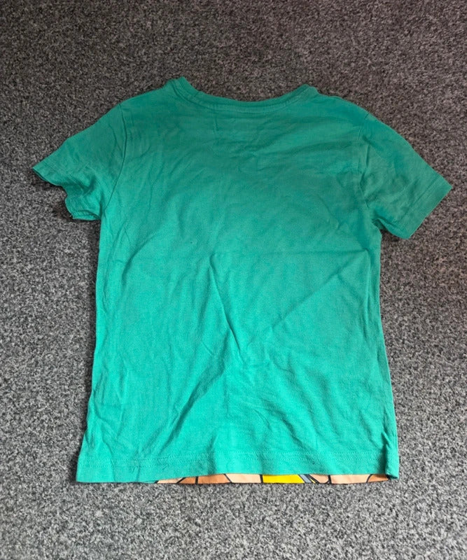 Primark Boys Emerald Green PAW Patrol Rubble "Top Pup" T-Shirt Age 4-5 Years