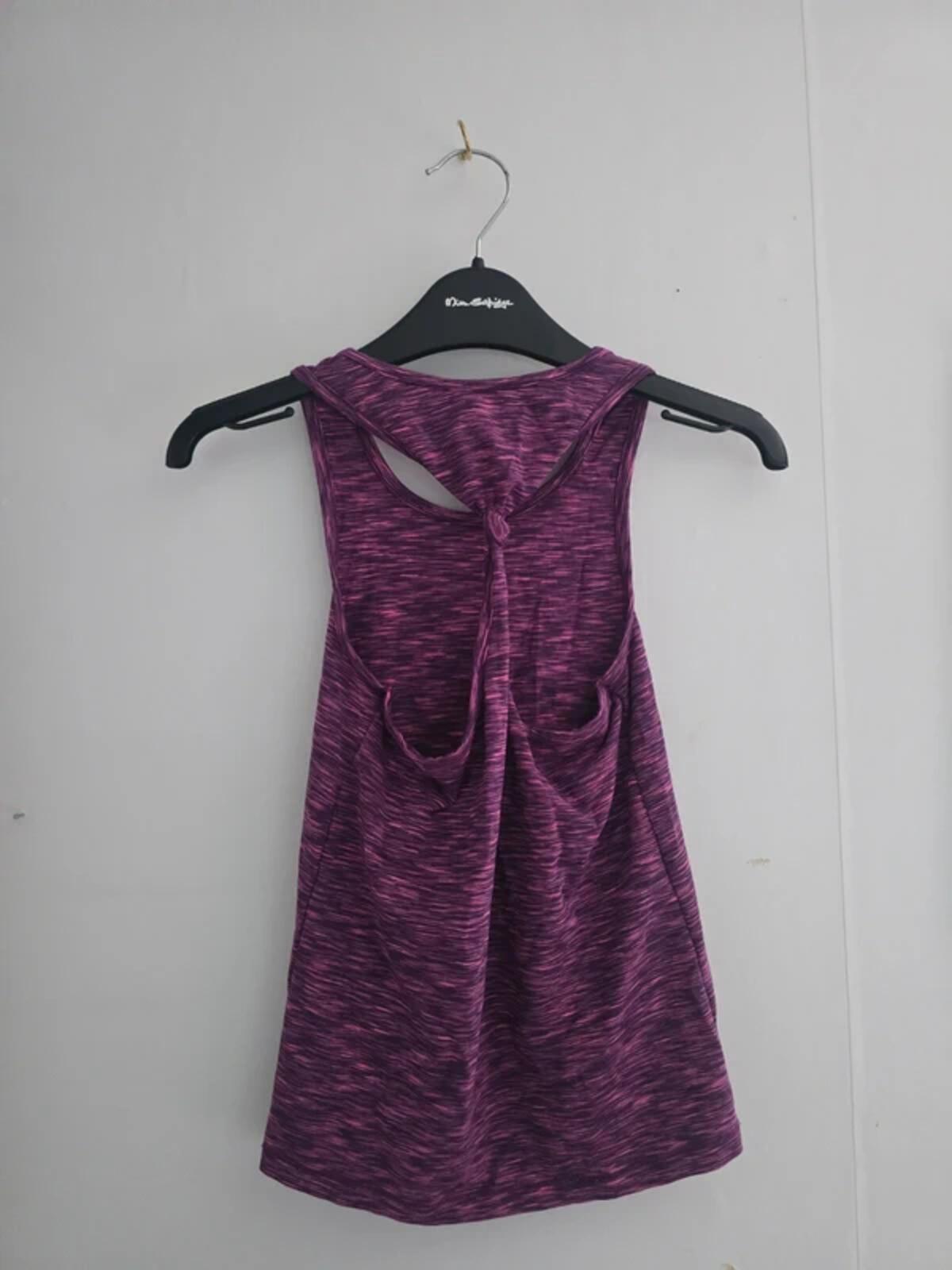 George Girls Purple 'Be Your Best' Gym Vest 5-6 Years