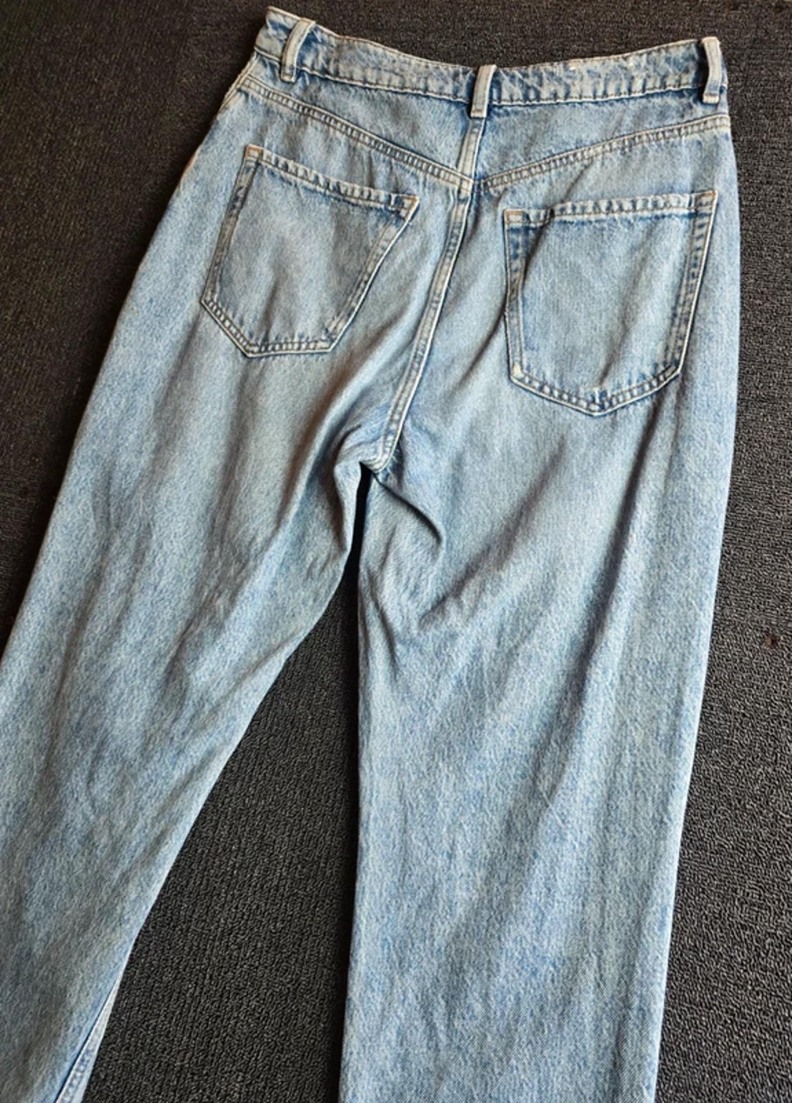 Dynamite Claudia Jeans Light Blue Size 8 High Waist Distressed