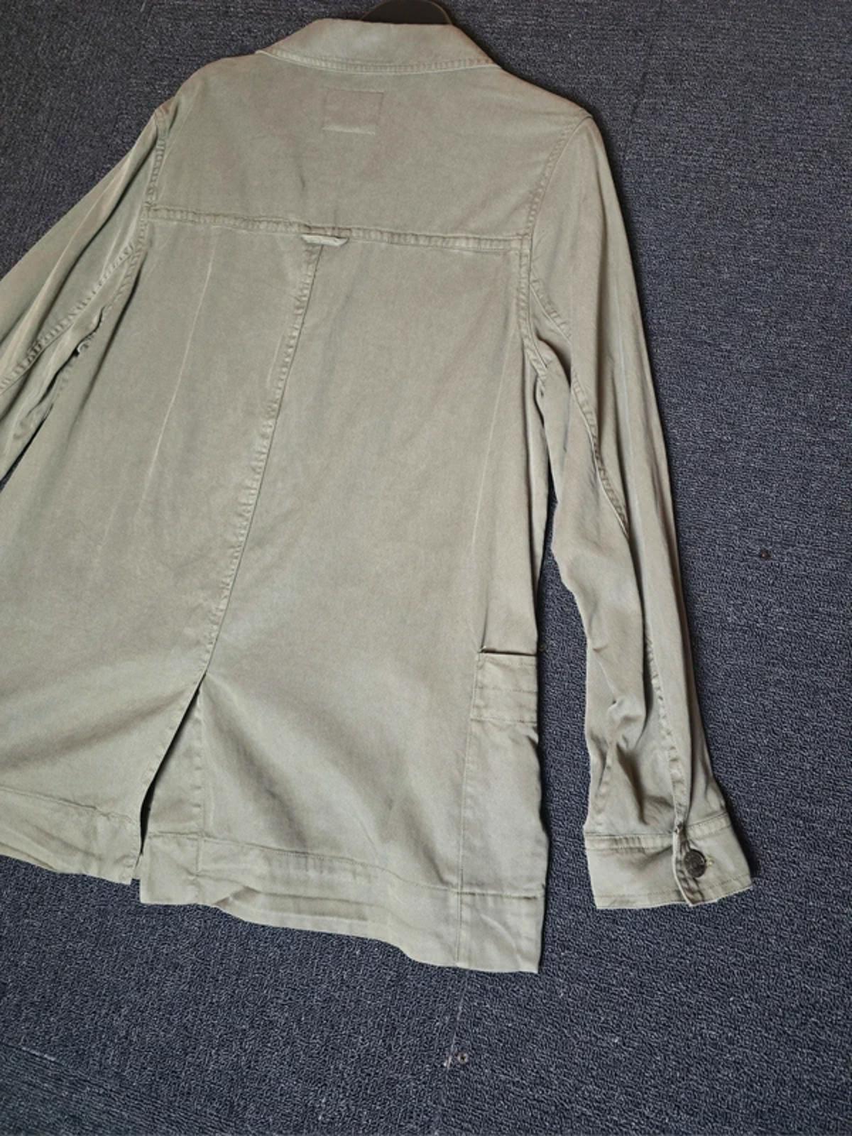 FatFace Khaki Green Lyocell-Cotton Shacket L size 14/16 Lightweight Jacket