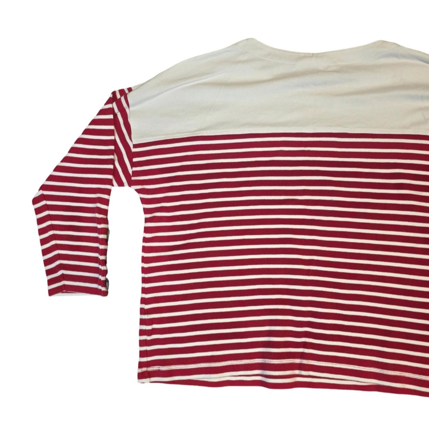Tu White & Red Striped T-shirt size 16