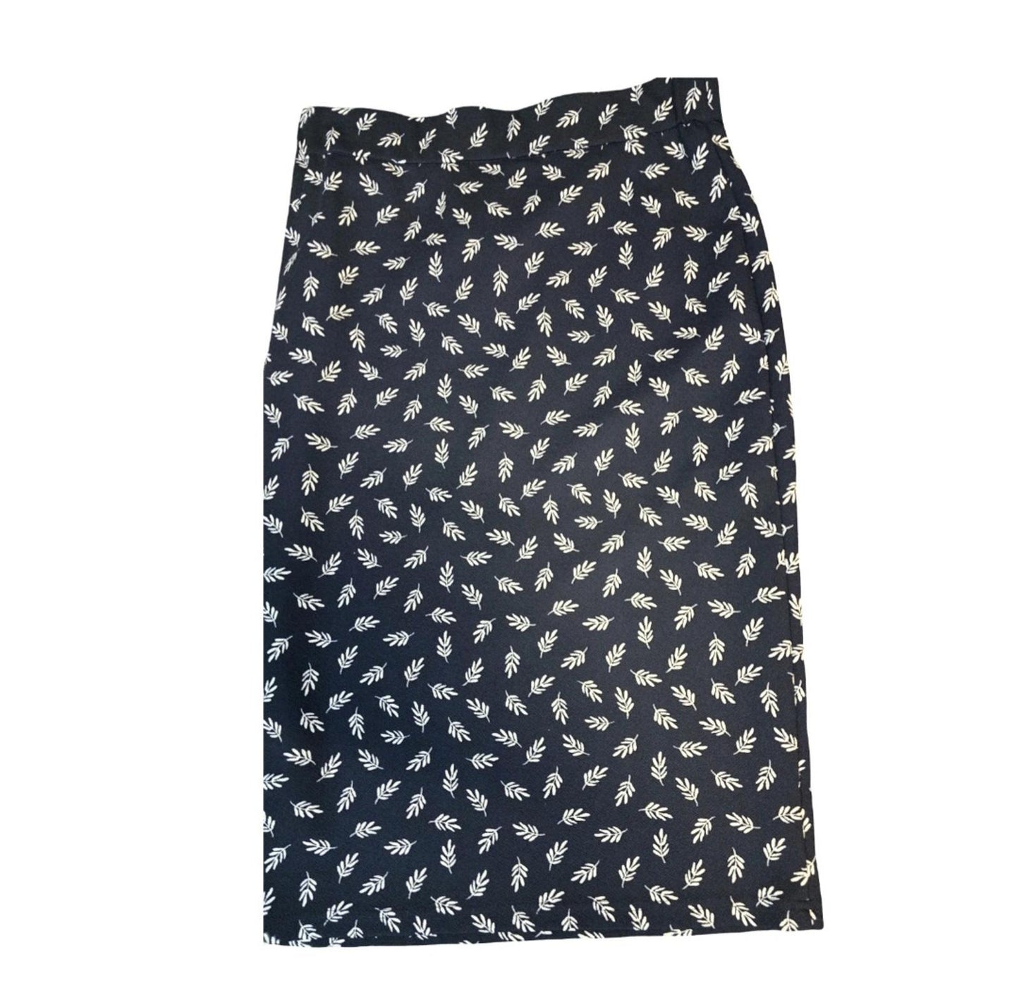 Bonmarche navy & white bodycon skirt size 10