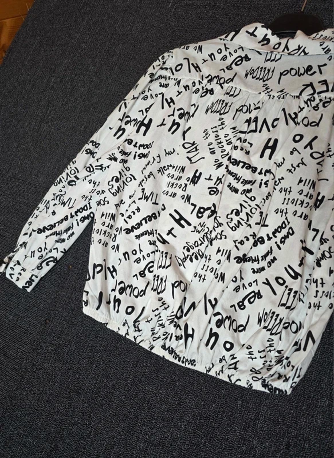 Yare By CSM Shirt White & Black Small Size 8/10 Print Crop New