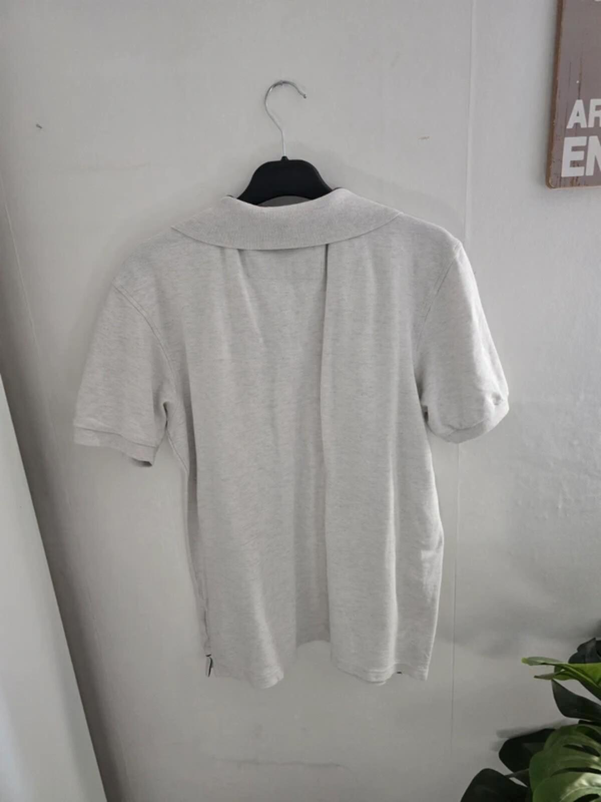Marks & Spencer Mens Cream Off White Pique Polo Shirt Size Small