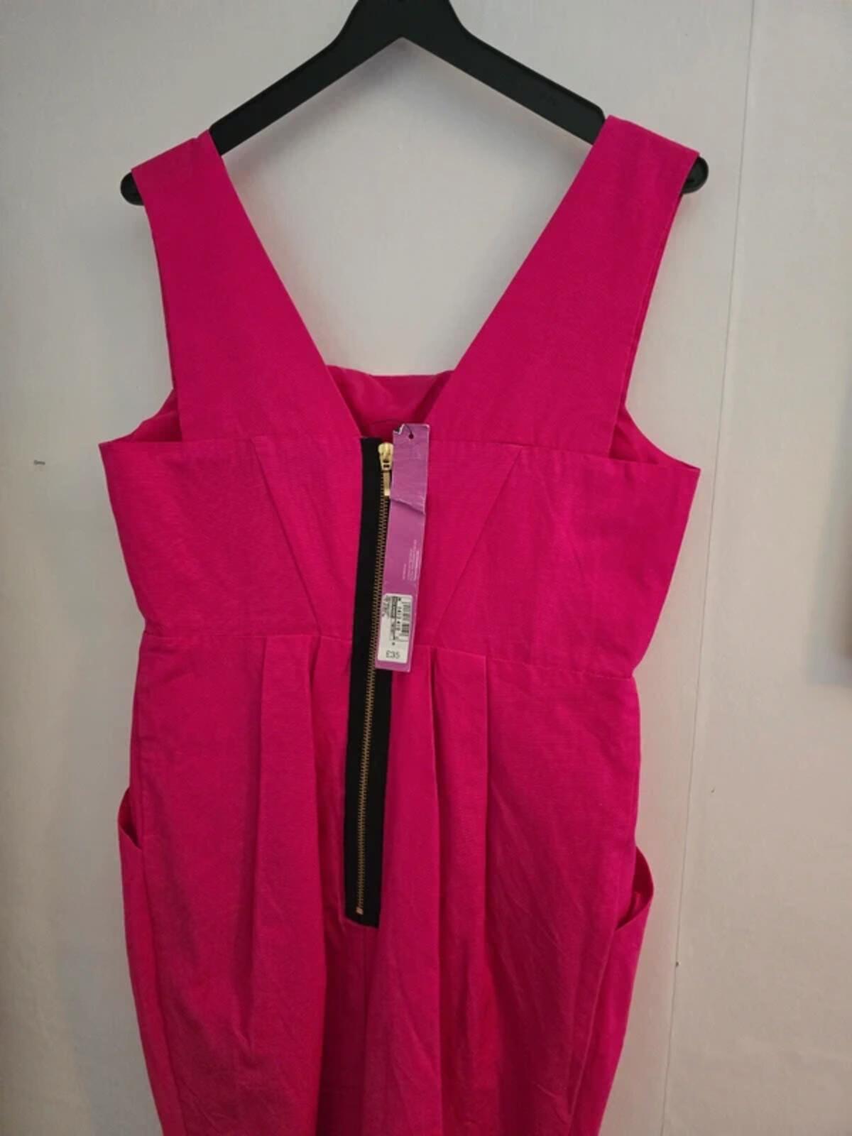 M&S Limited Collection Pink Pleated Dress NWT Size 6