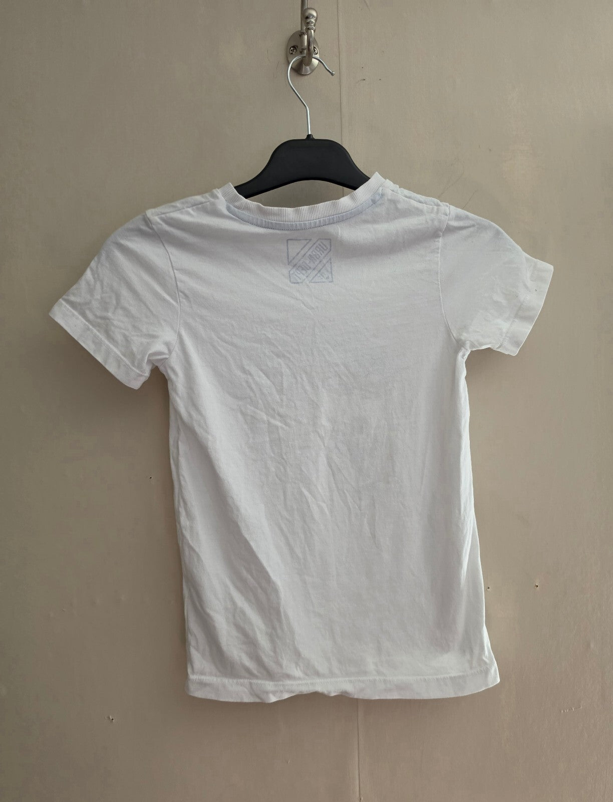 Matalan Boys White Graffiti Print Cotton T-Shirt Age 8 Years