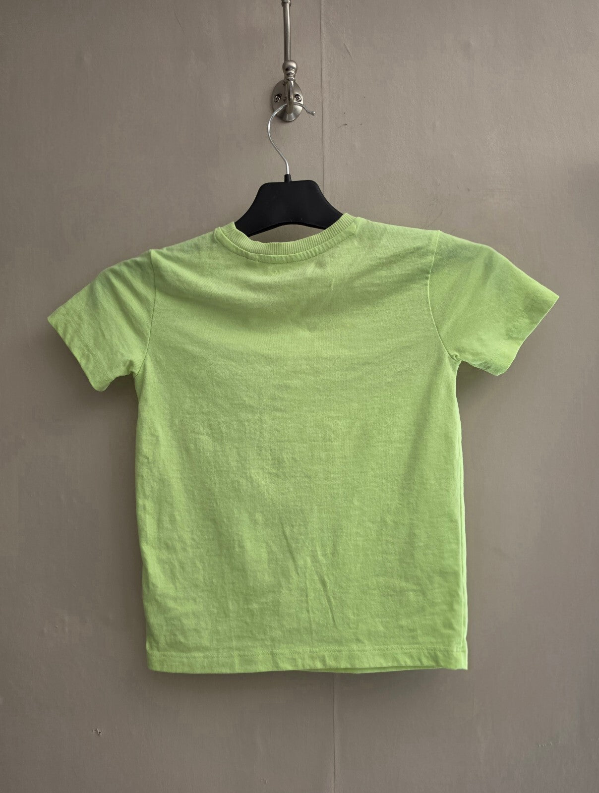 Next Boys Bright Lime Green Crew Neck Essential T-Shirt Age 5 Years