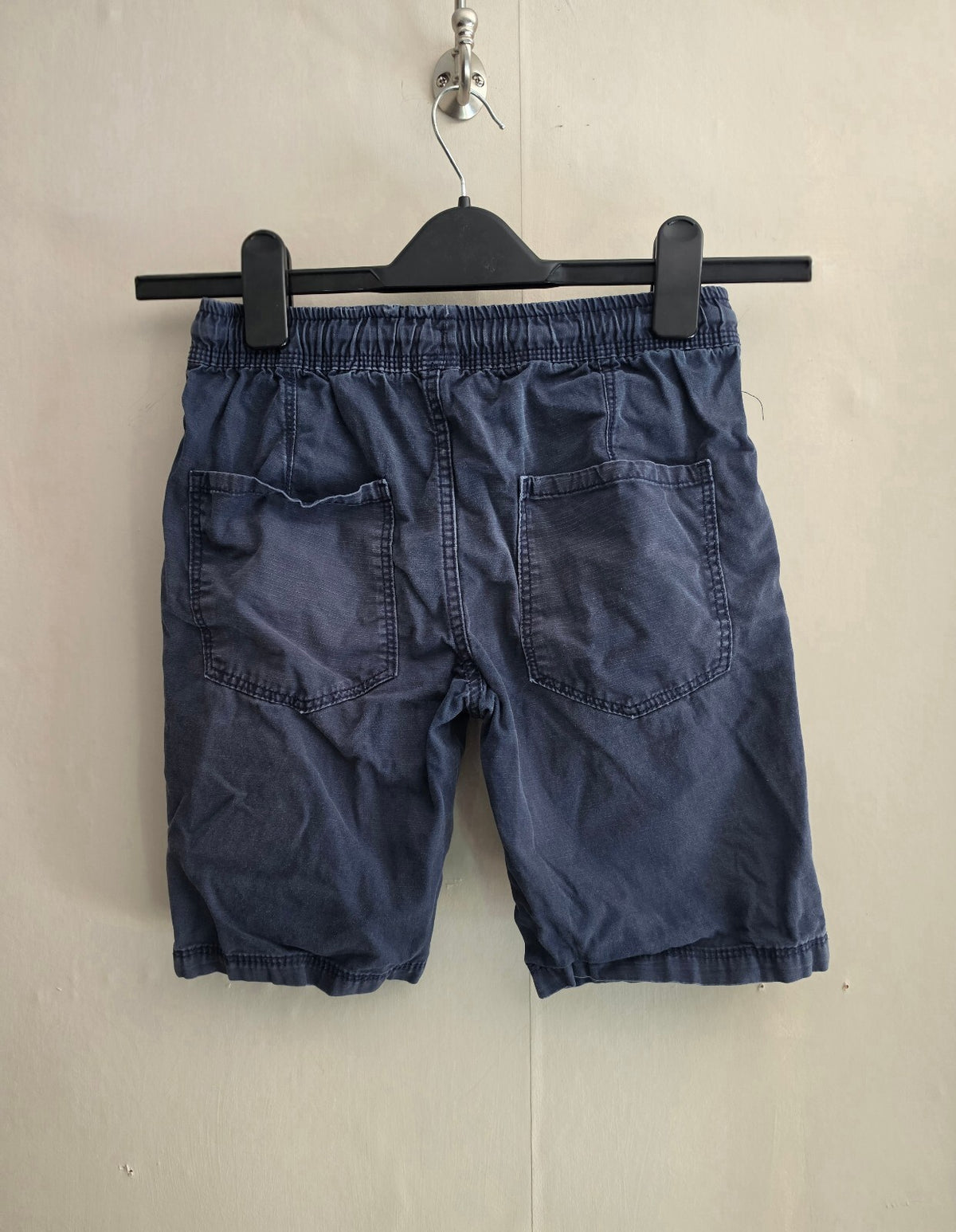 George Boys Navy Cotton Pull-On Shorts Age 9-10 Years
