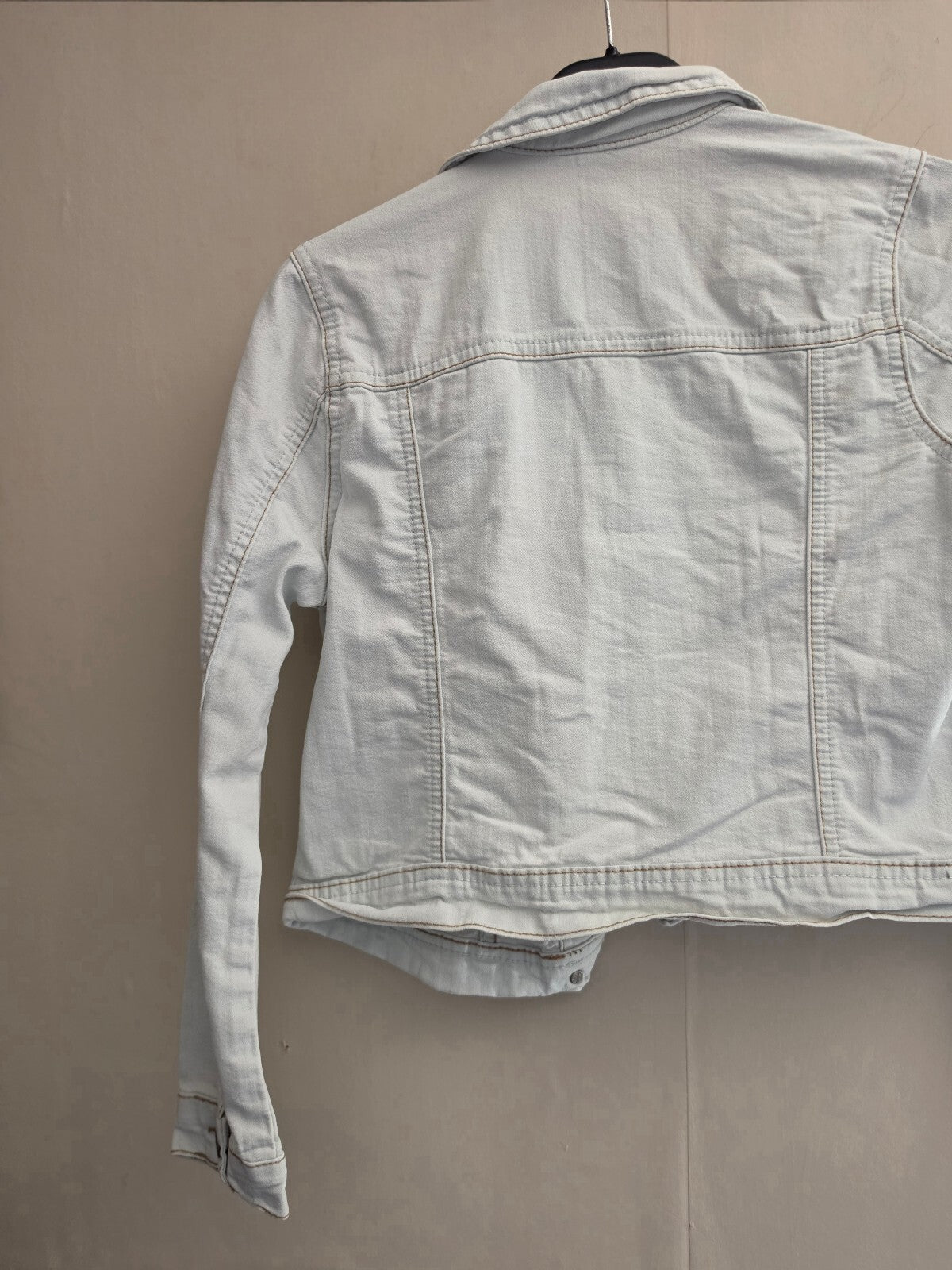 George Girls' White Denim Jacket Age 9-10 Years