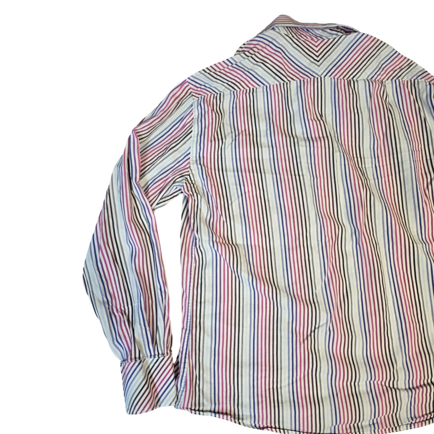 Ben Sherman Mens Stripe Shirt Multicolour Size L Smart Casual