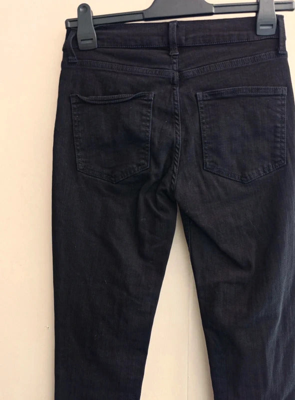 French Connection Black Rebound Skinny High Waisted Jeans Size 10
