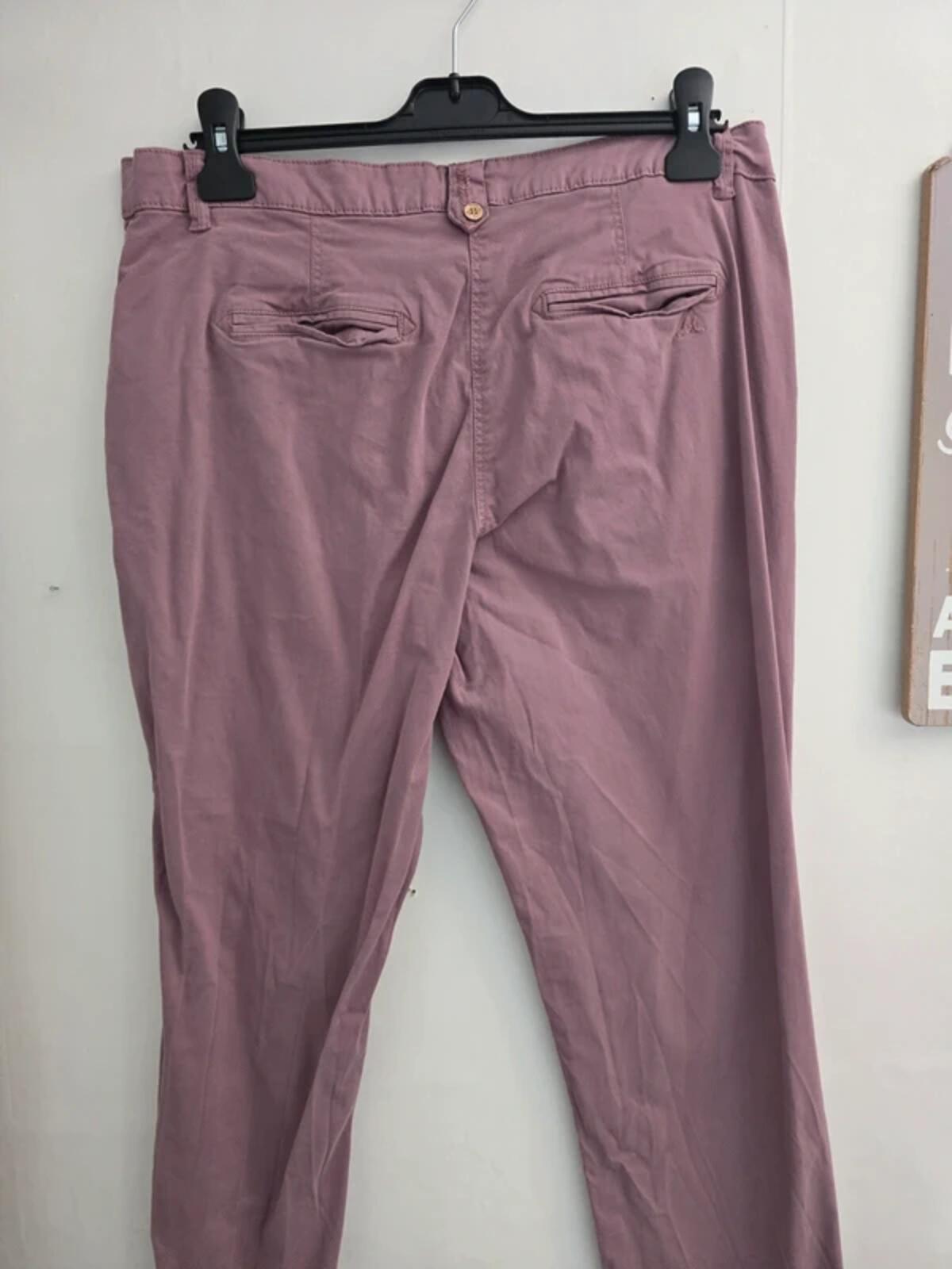 Mantaray Purple Slim Leg Chinos Size 14 Short