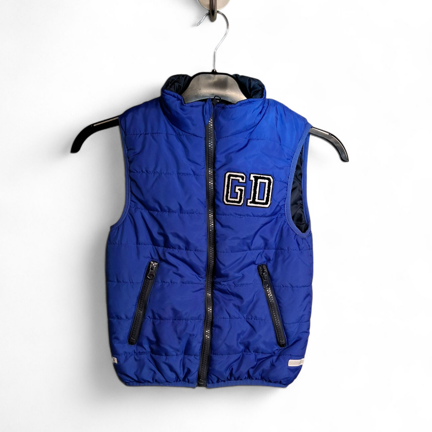 Result Boys Blue Padded Gilet ā Zip Pockets ā Age 5-6 Years ā Polyester