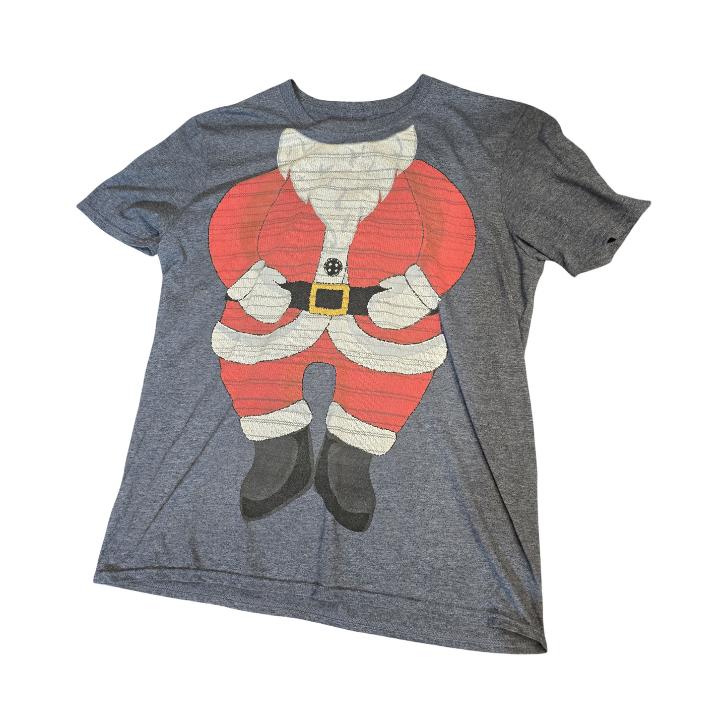 Men’s Next Navy Christmas T-Shirt – Size L – Fun Santa Print