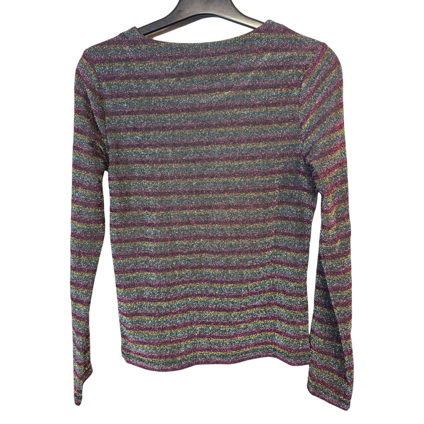 Boden Glitter Stripe Long Sleeve Top – Size 10