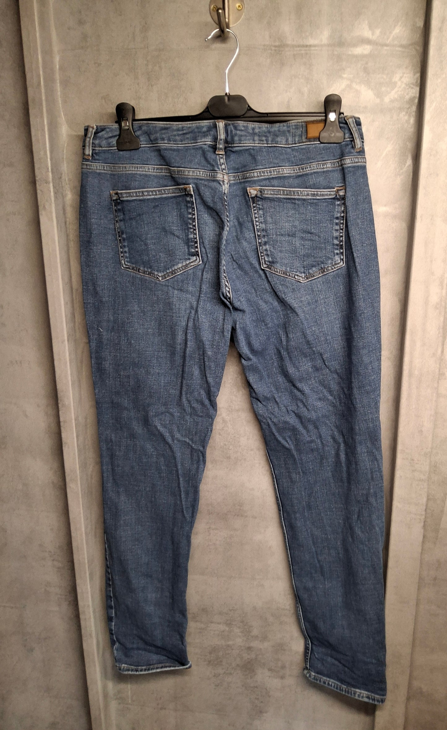 Jigsaw Blue Denim Hampton Slim Boyfriend Jeans ā W32 L28 ā UK 14 ā Cotton & Lyocell