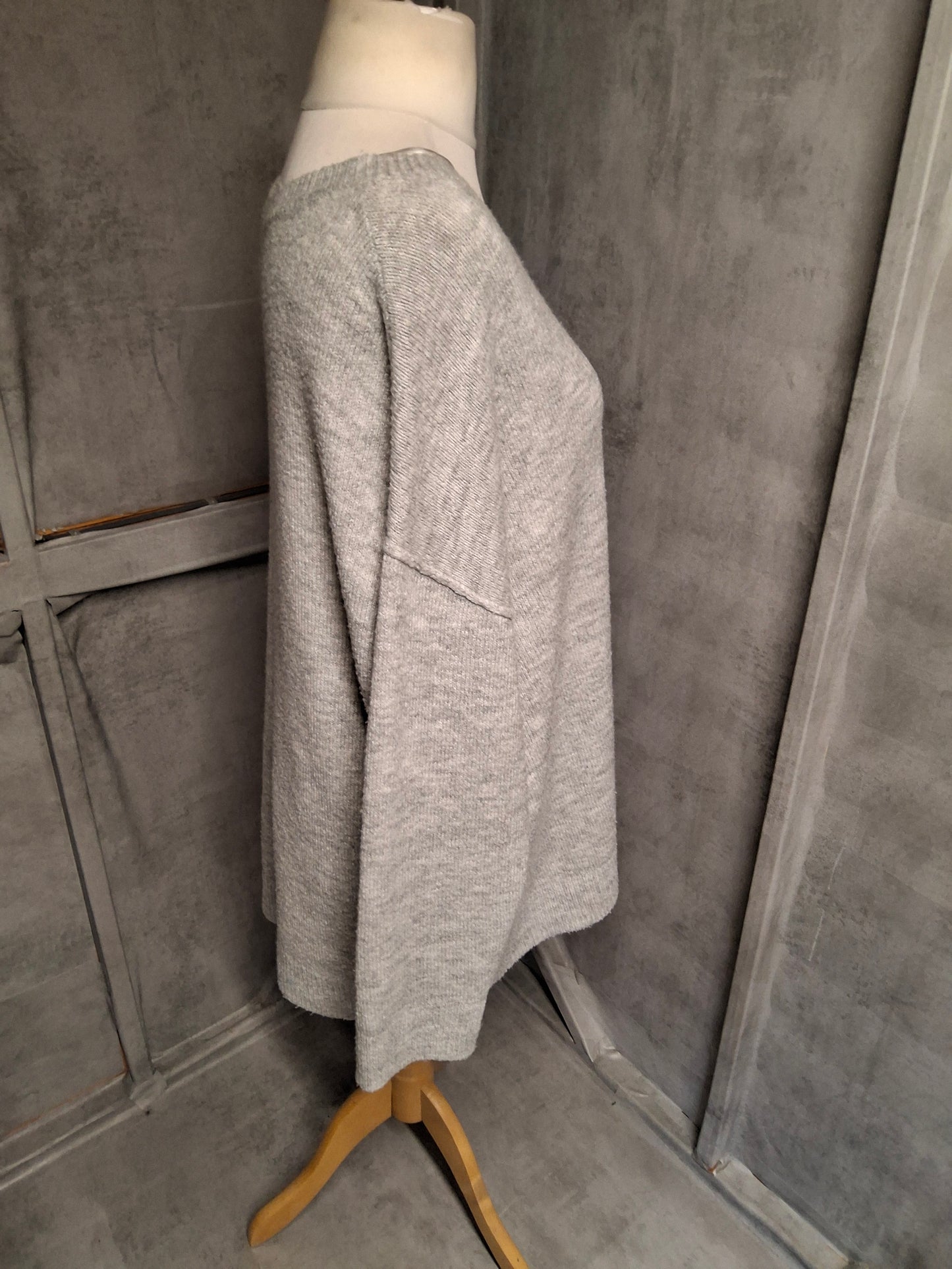 George Grey Relaxed Knitted Jumper – Size 20/22 – Cosy Everyday Layer