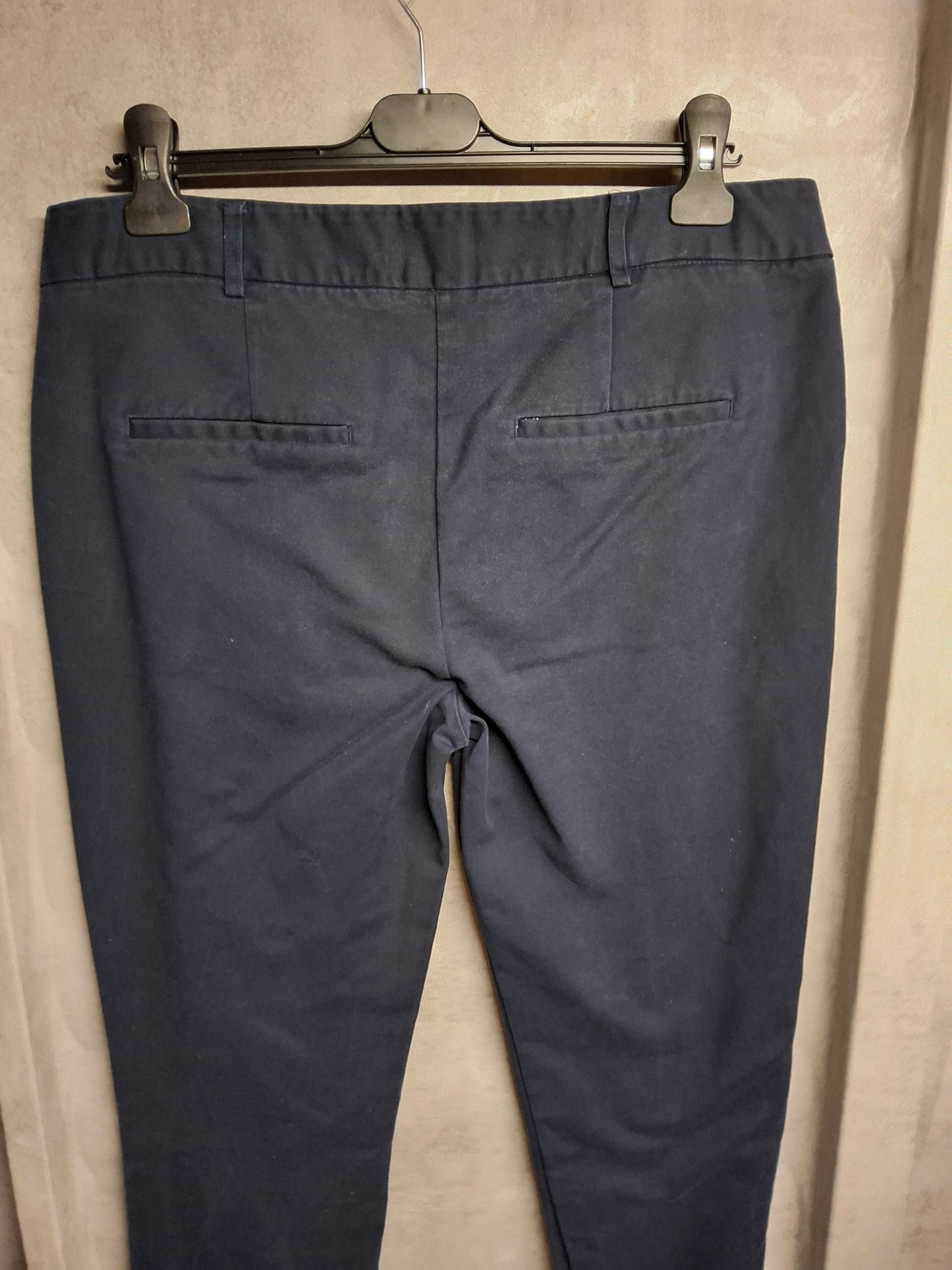 Paramour Navy Skinny Trousers – Size 18 – Workday to Weekend