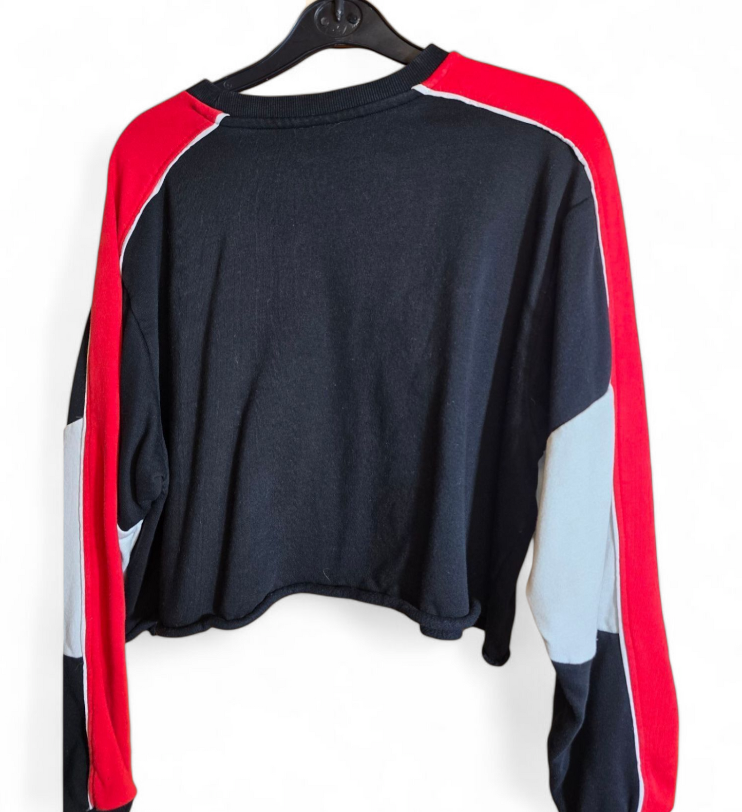 Primark Coke Cola black & red cropped jumper size 10/12