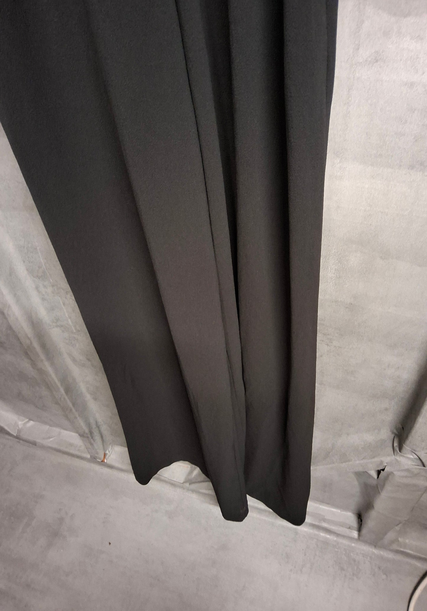 H&M Black Flared Leg Belted Jumpsuit – Size EU34 (UK size 6, fits 8)