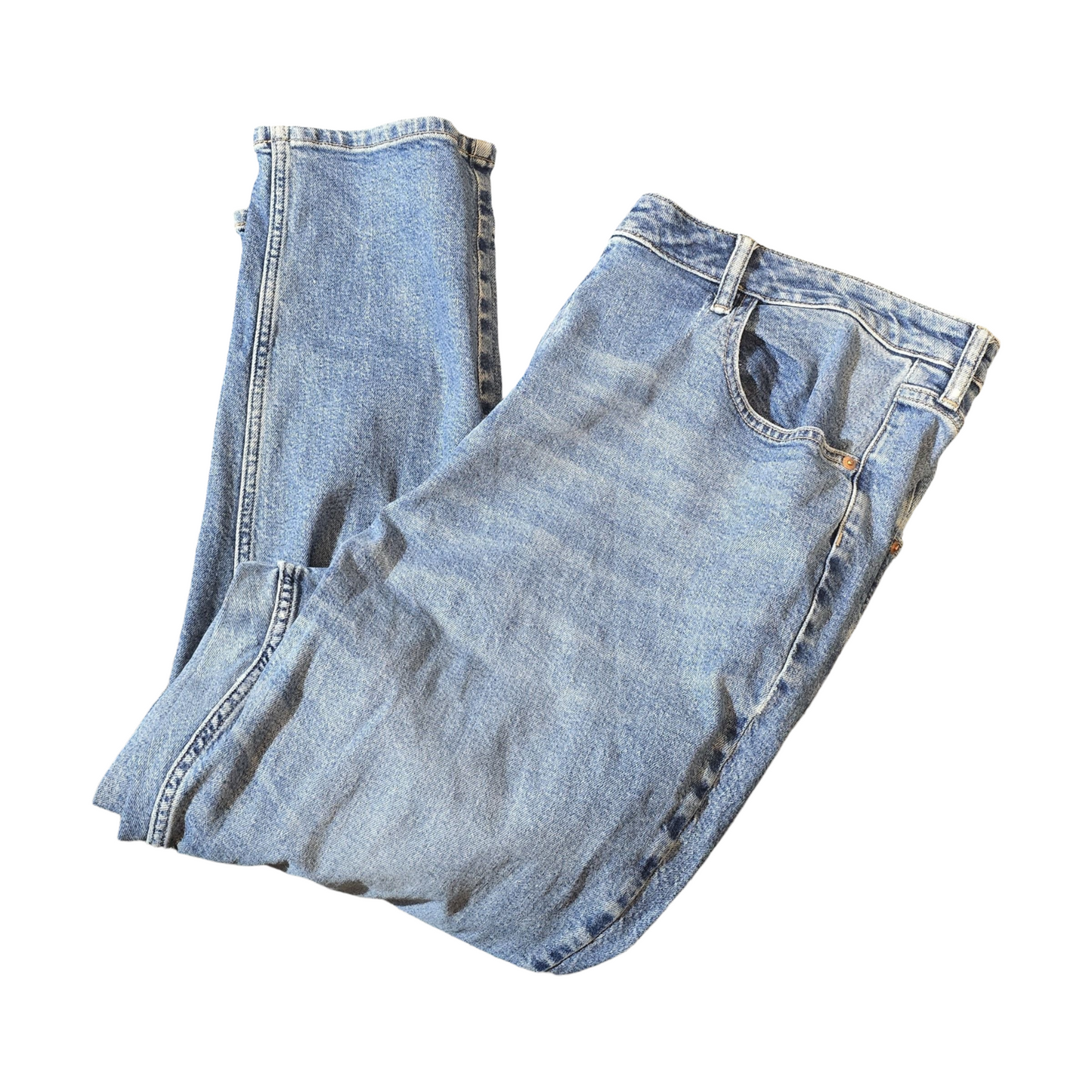 F&F Blue Denim Slim Leg Jeans β Size 22 β High Waist β Cotton Blend β Classic Fit