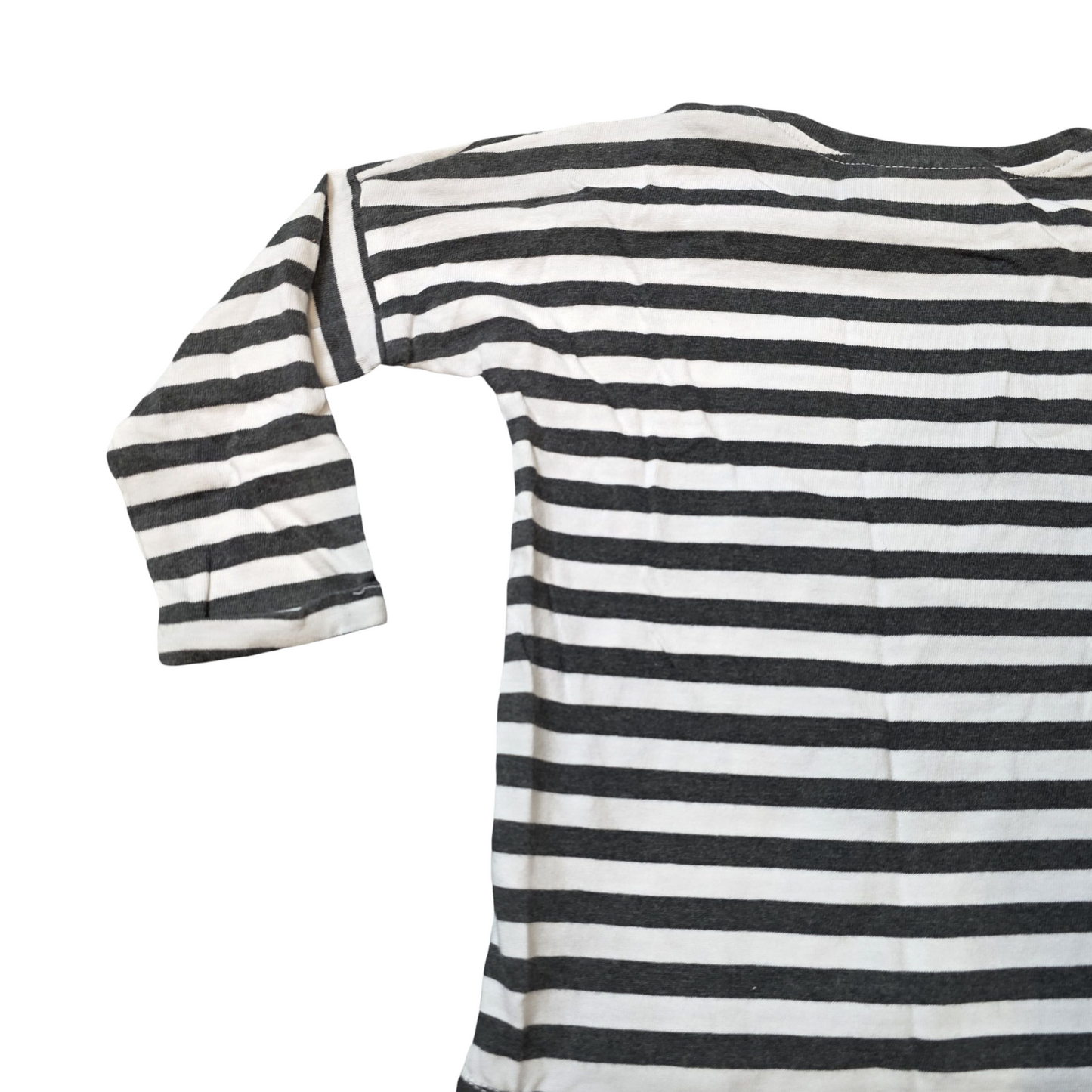 Next Black & White Striped Bear T-Shirt β Boys 6β9 Months β 100% Cotton