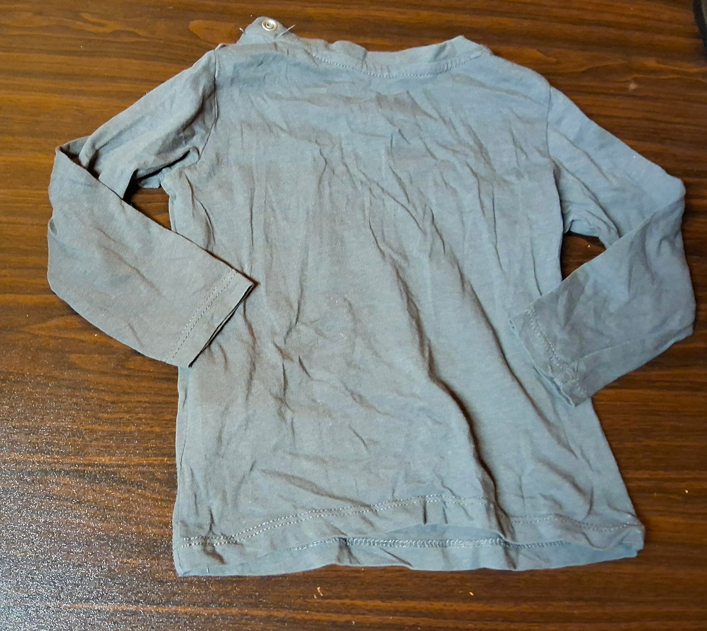 Lupilu Grey Long Sleeve T-Shirt ā Boys 6ā12 Months ā 100% Cotton