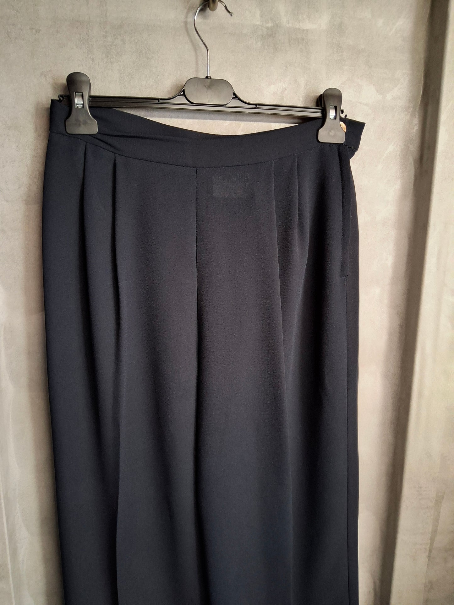 Wallis Petite Navy Blazer & Flared Trouser Suit – Size 14 – Elegant Set