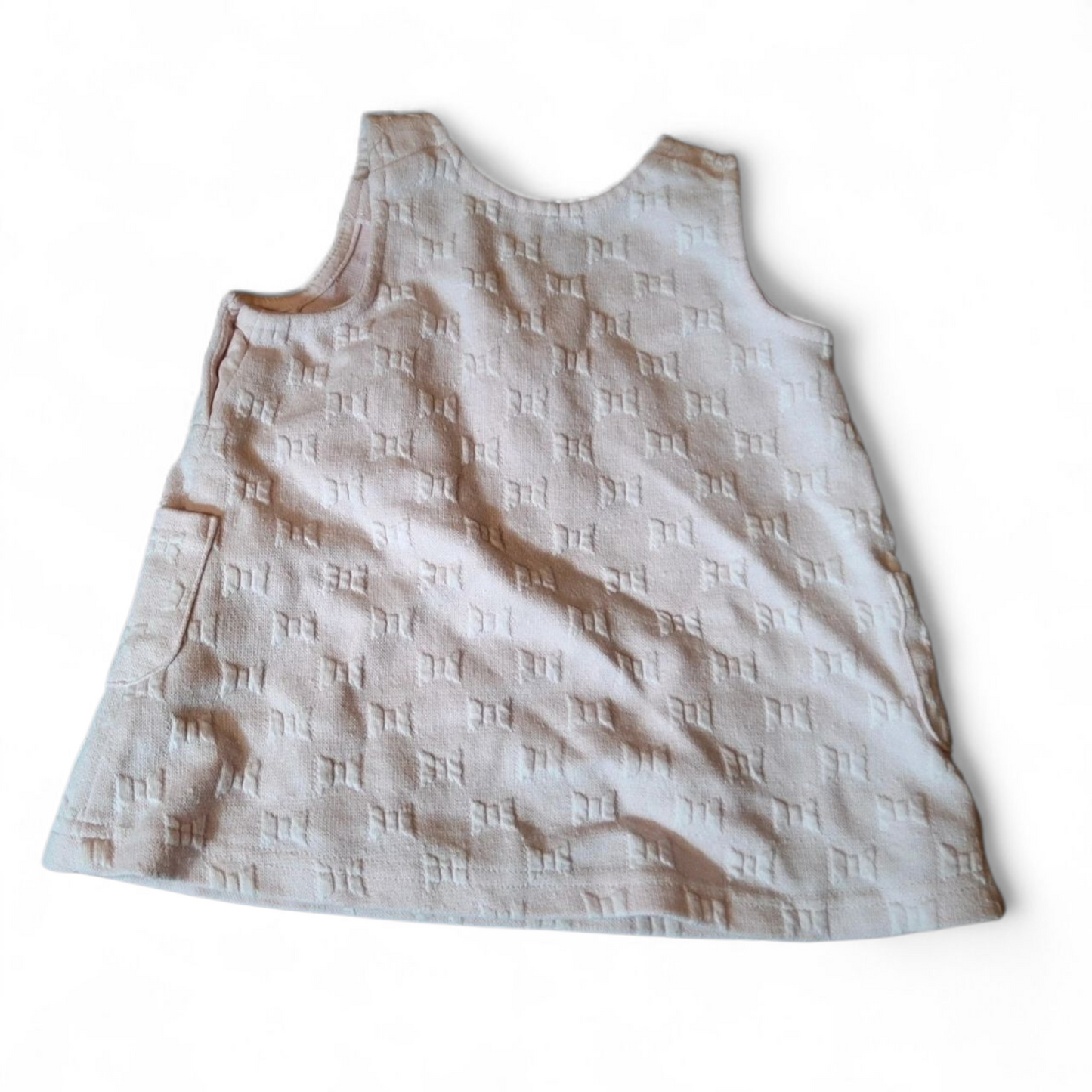 Matalan Girls Light Pink Pinafore Dress β 3β6 Months β Cotton Blend πΆπΈ