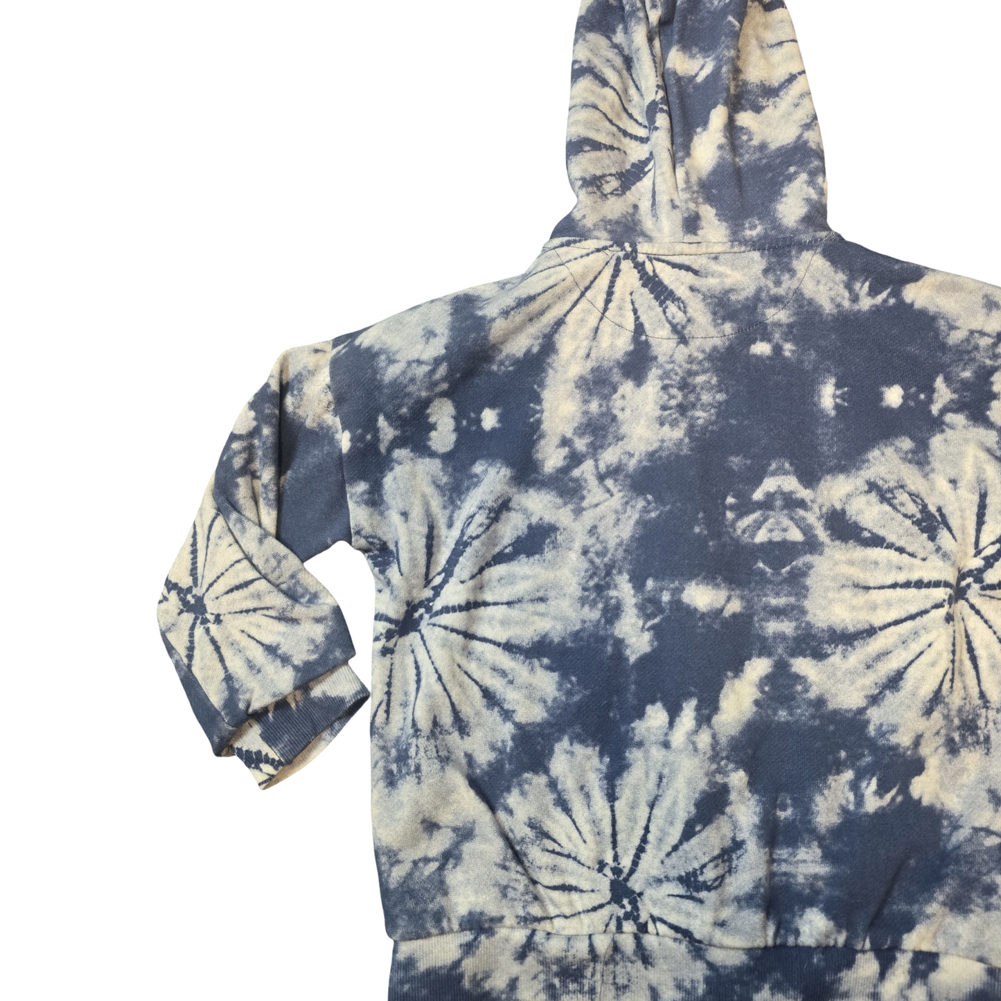 Woolworths Girls Blue & White Tie-Dye Hoodie β Age 6 Years β 100% Cotton