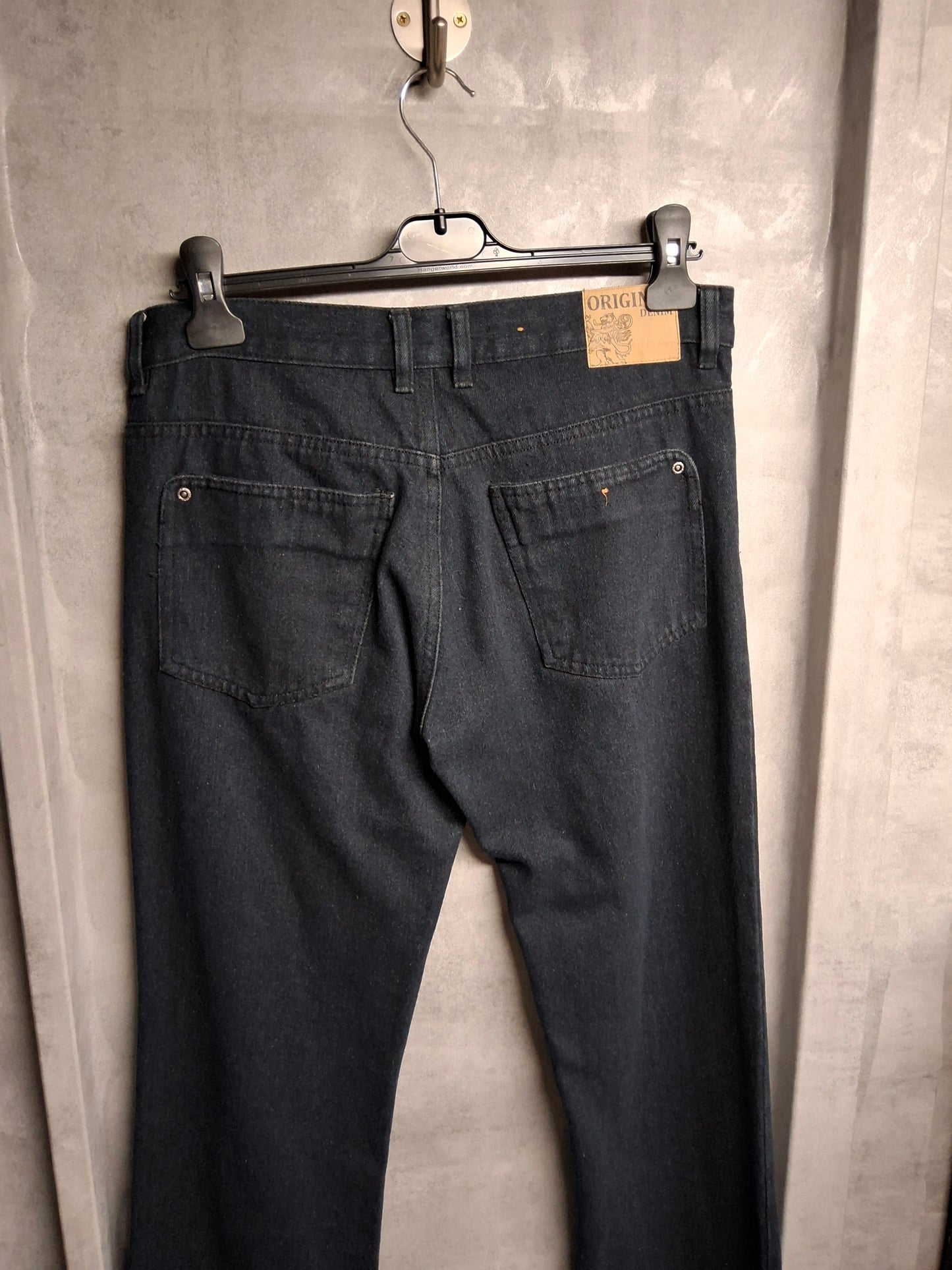 Original Denim Dark Wash Flared Jeans – Size 10L Low Rise