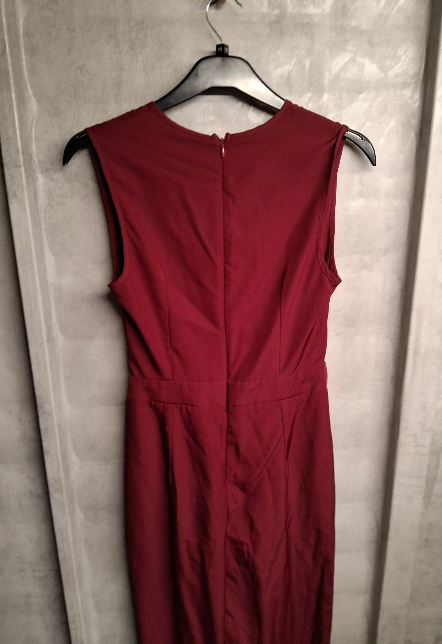 Shein Tall Burgundy Chain Jumpsuit – Size Small (UK size 8/10)