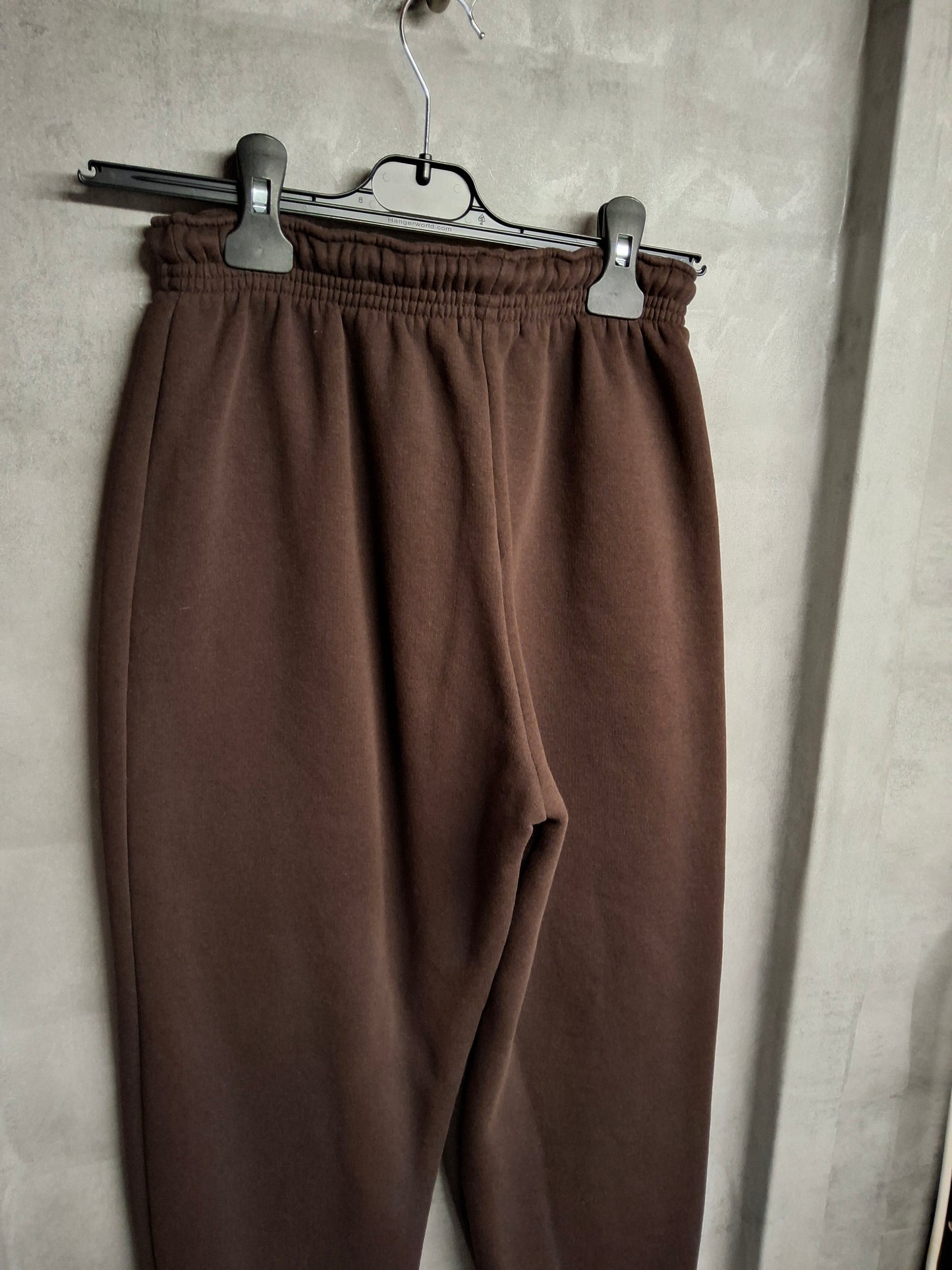 Prettylittlething Chocolate Brown Joggers | Size 6 | Fleece-Lined