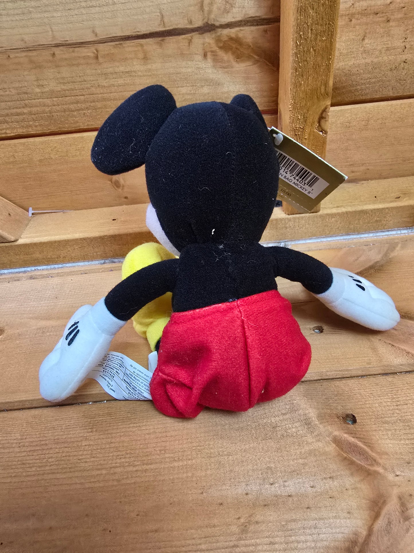 The Disney Store Mickey Mouse Plush Beanie Soft Toy – 24cm